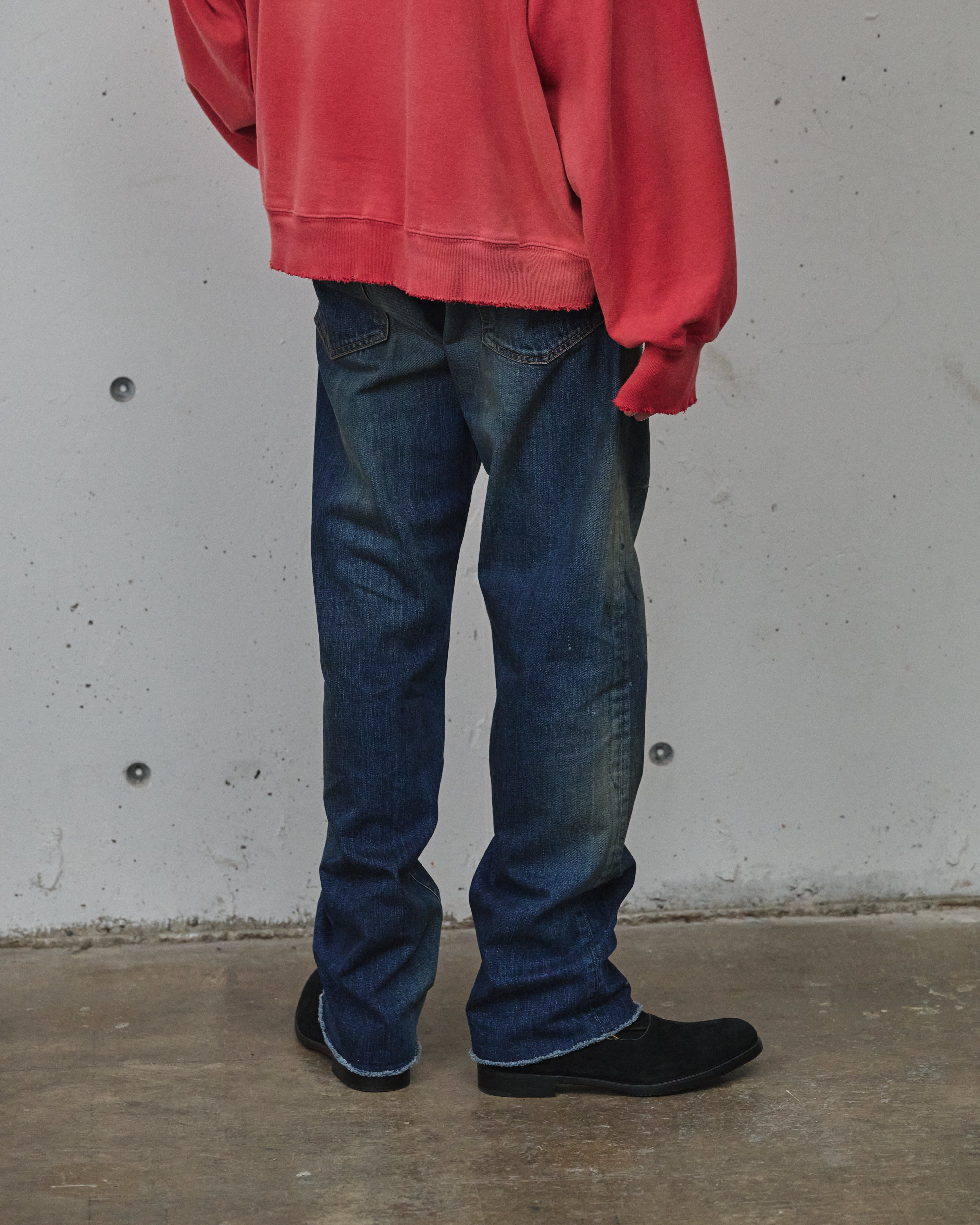 パンツ ANCELLM #07 SLIM STRAIGHT 5P DENIM PANTS 07 SLIM STRAIGHT 5P DENIM PANTS(INDIGO)