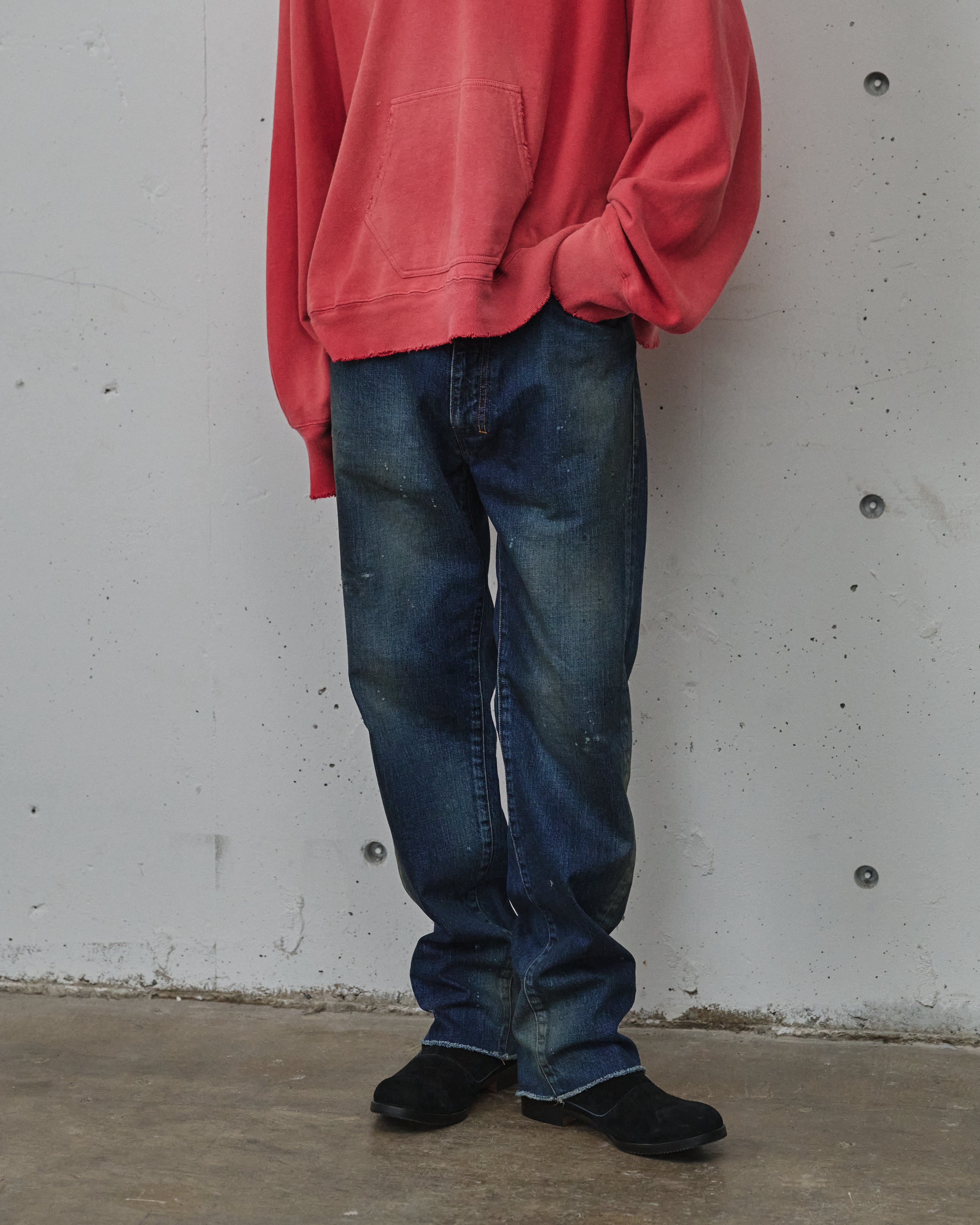 07 SLIM STRAIGHT 5P DENIM PANTS(INDIGO)