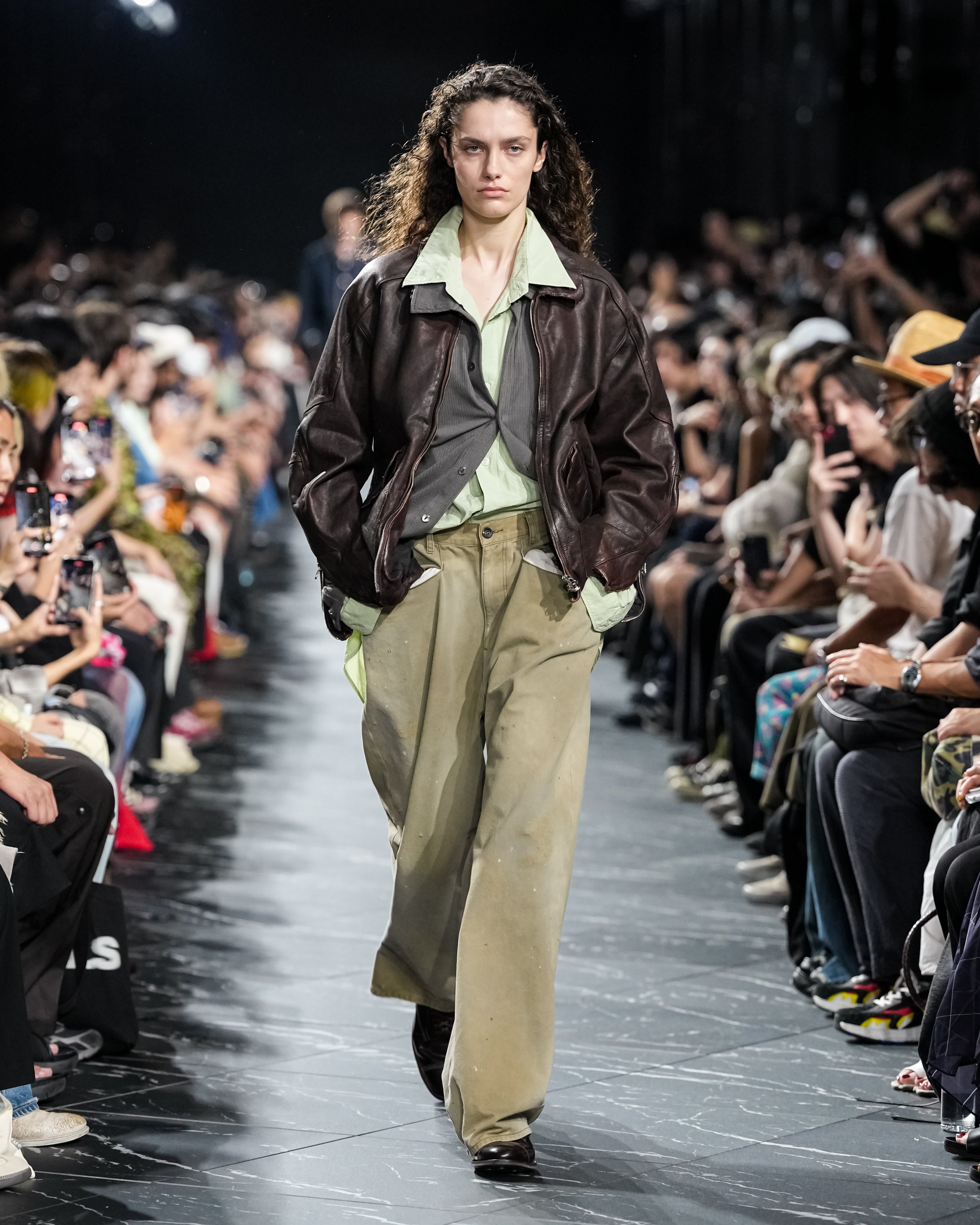 SHRINK OVER SHIRT(GRAYMINT)