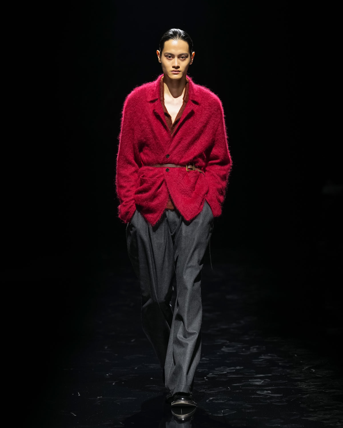 SUPER KID MOHAIR KNIT JACKET