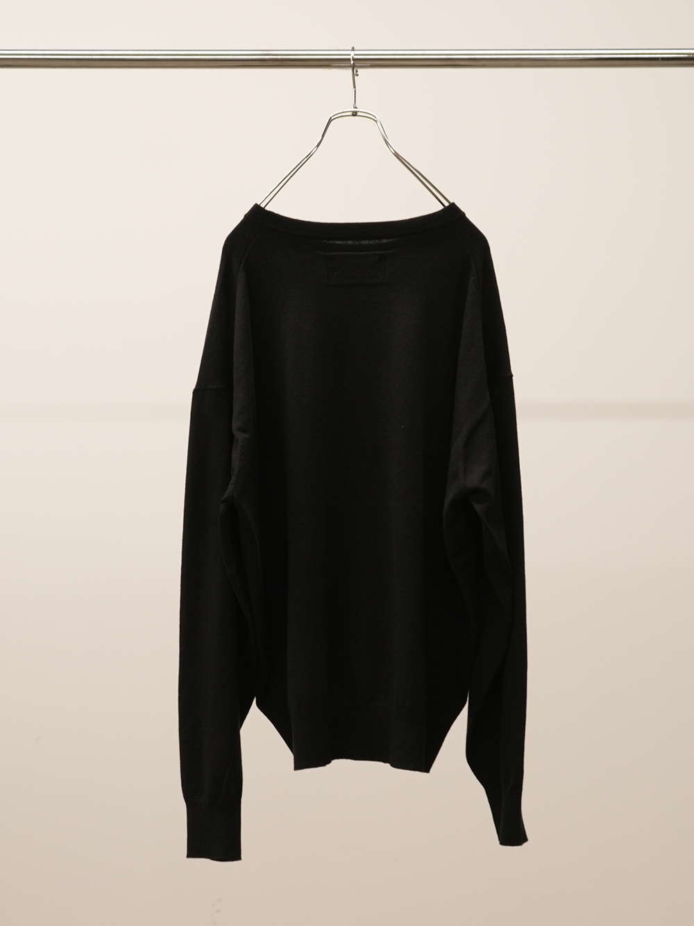 COTTON CASHMERE KNIT(BLACK)