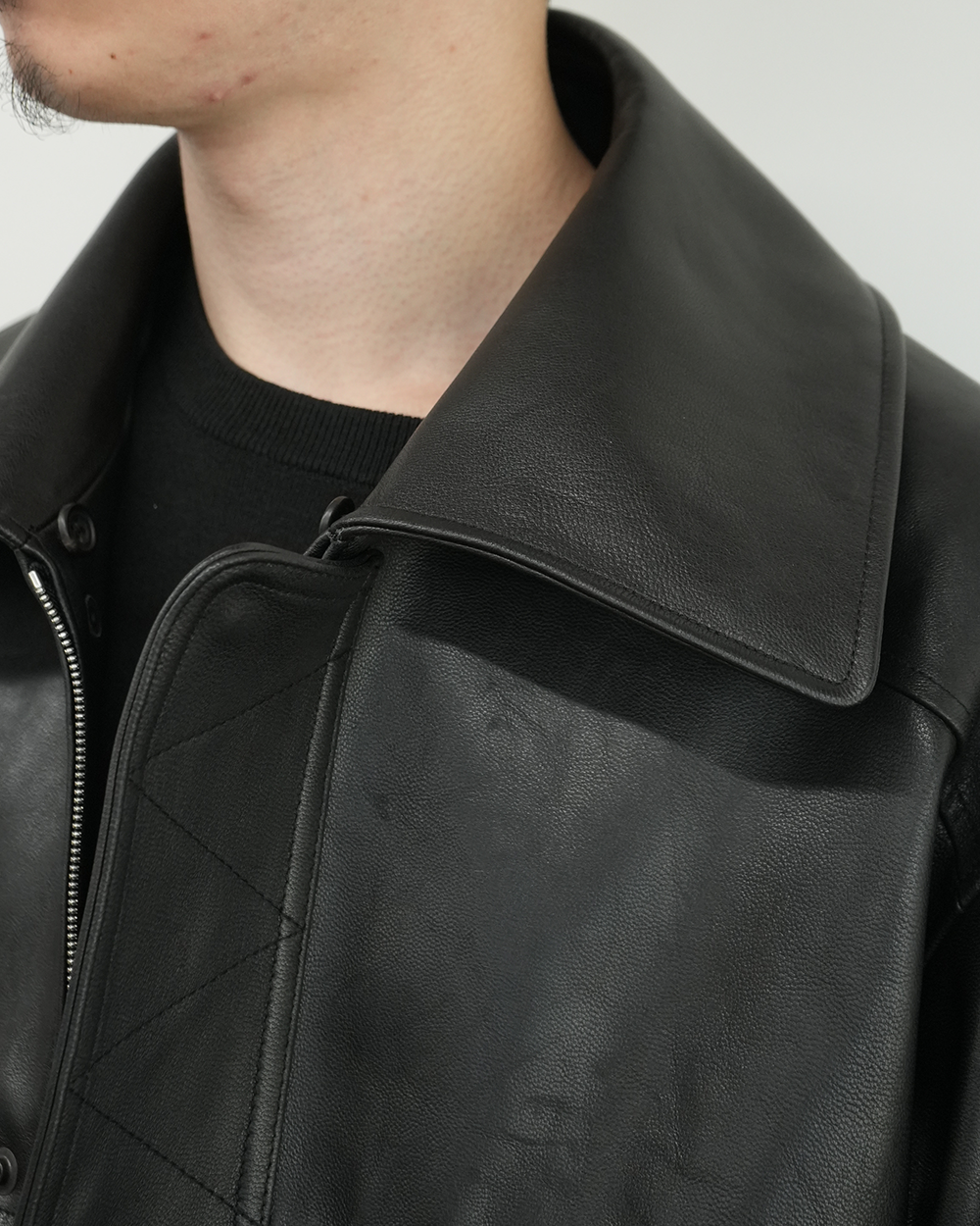 LEATHER JKT