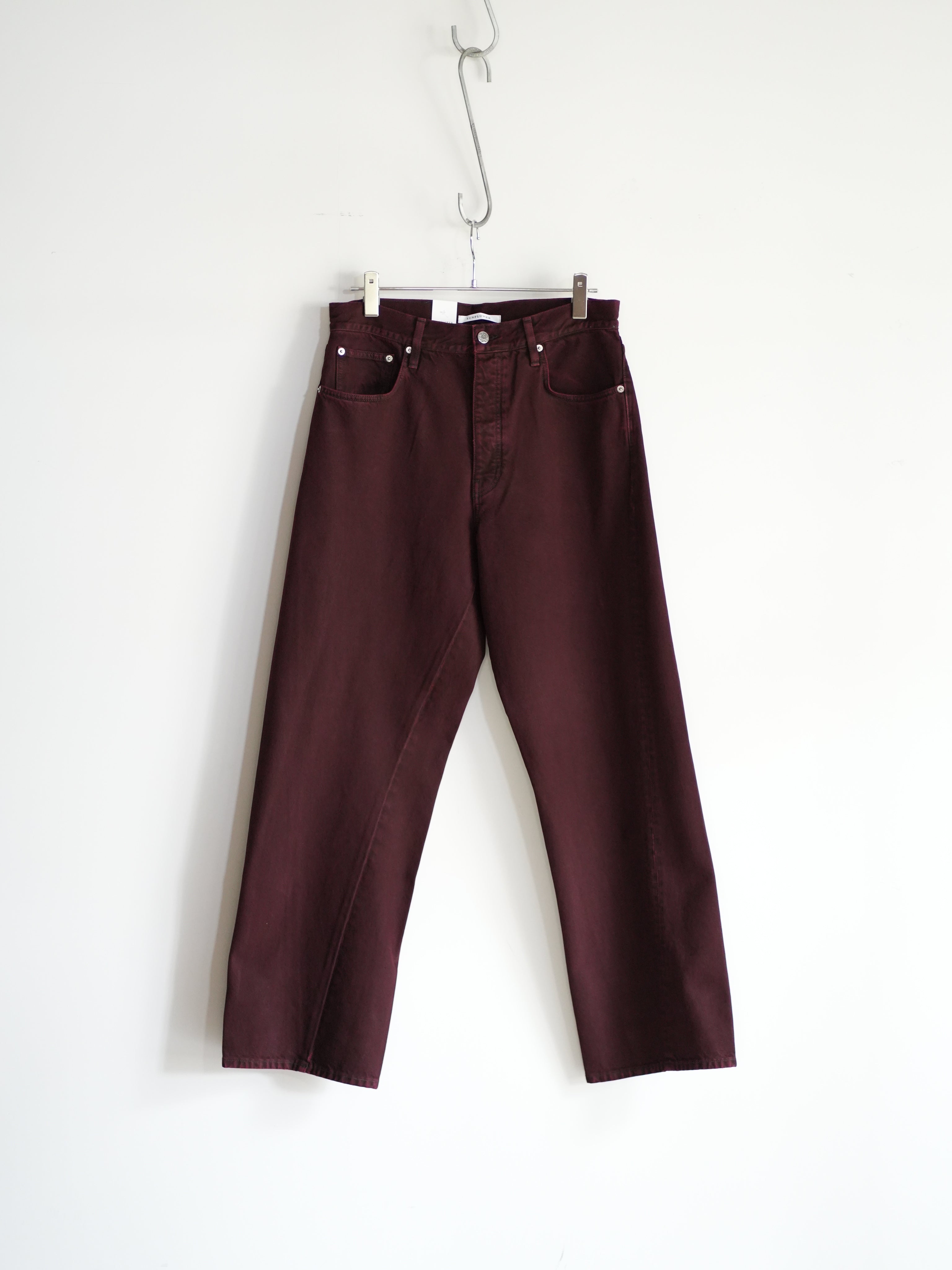 WIDE TWIST(DARK WINE DYED)