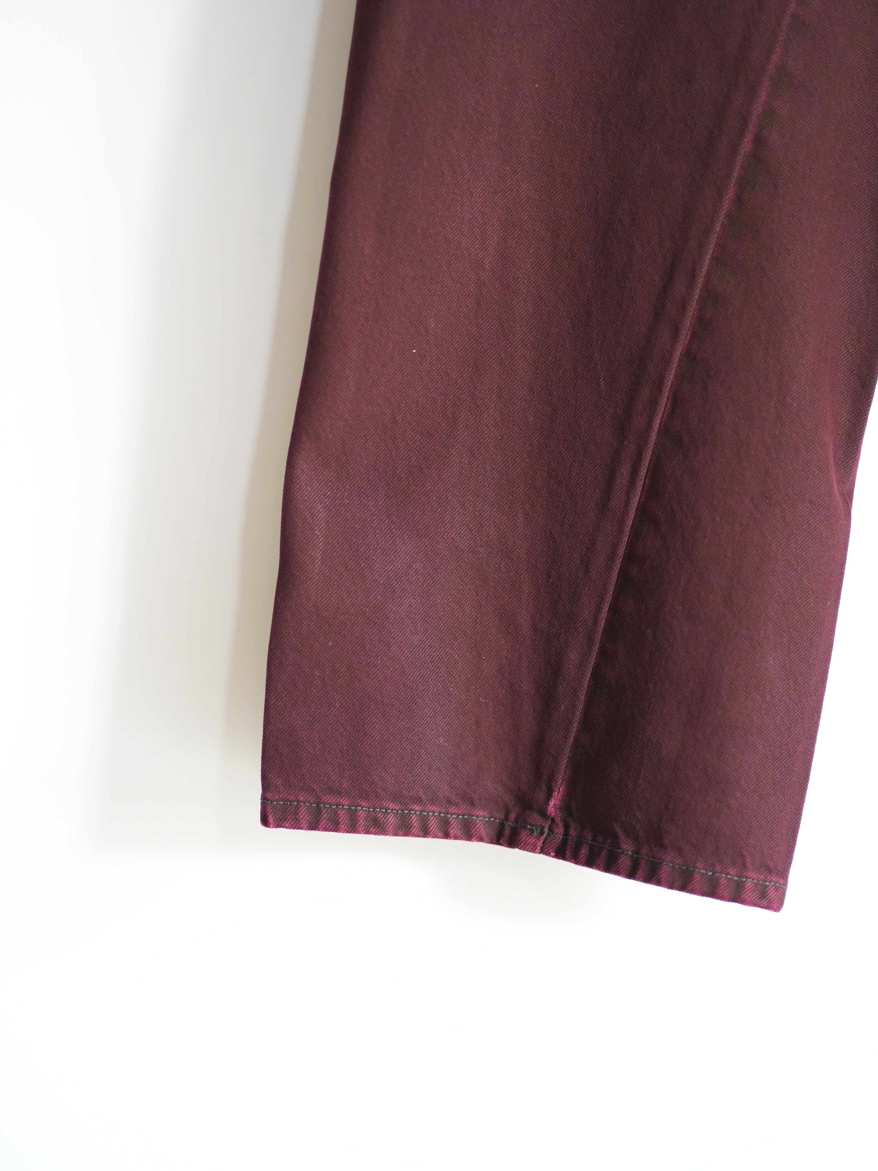 WIDE TWIST(DARK WINE DYED)