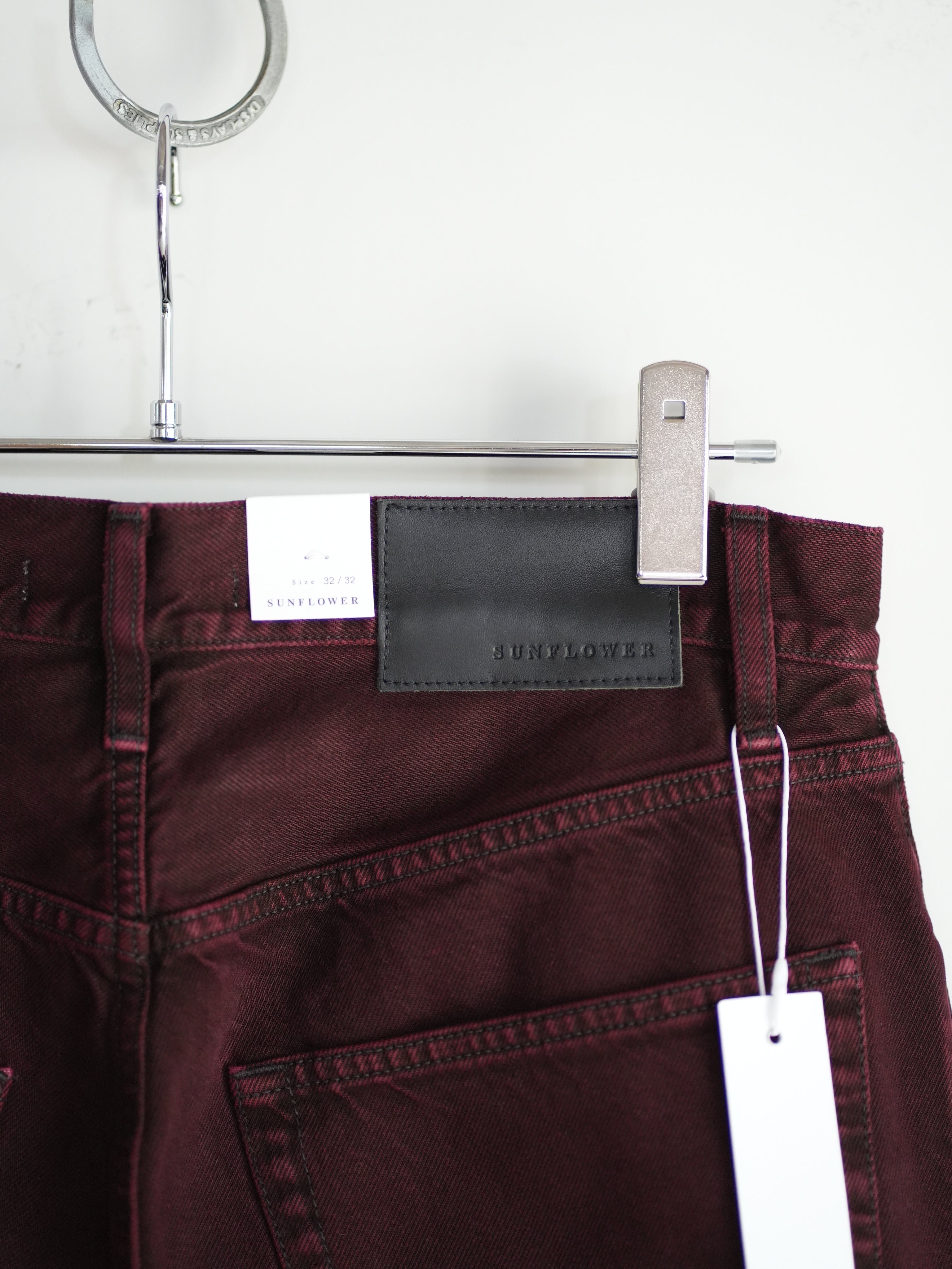 WIDE TWIST(DARK WINE DYED)