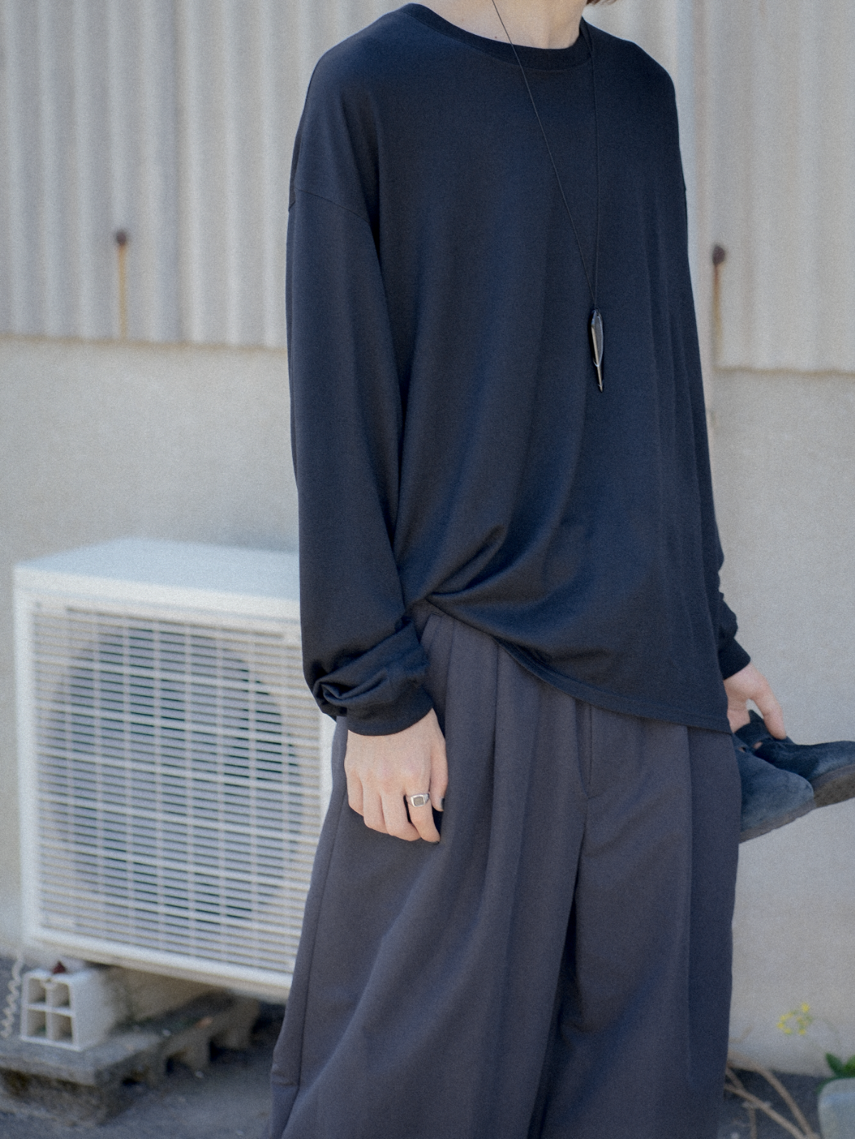 MERINO WOOL LS TEE
