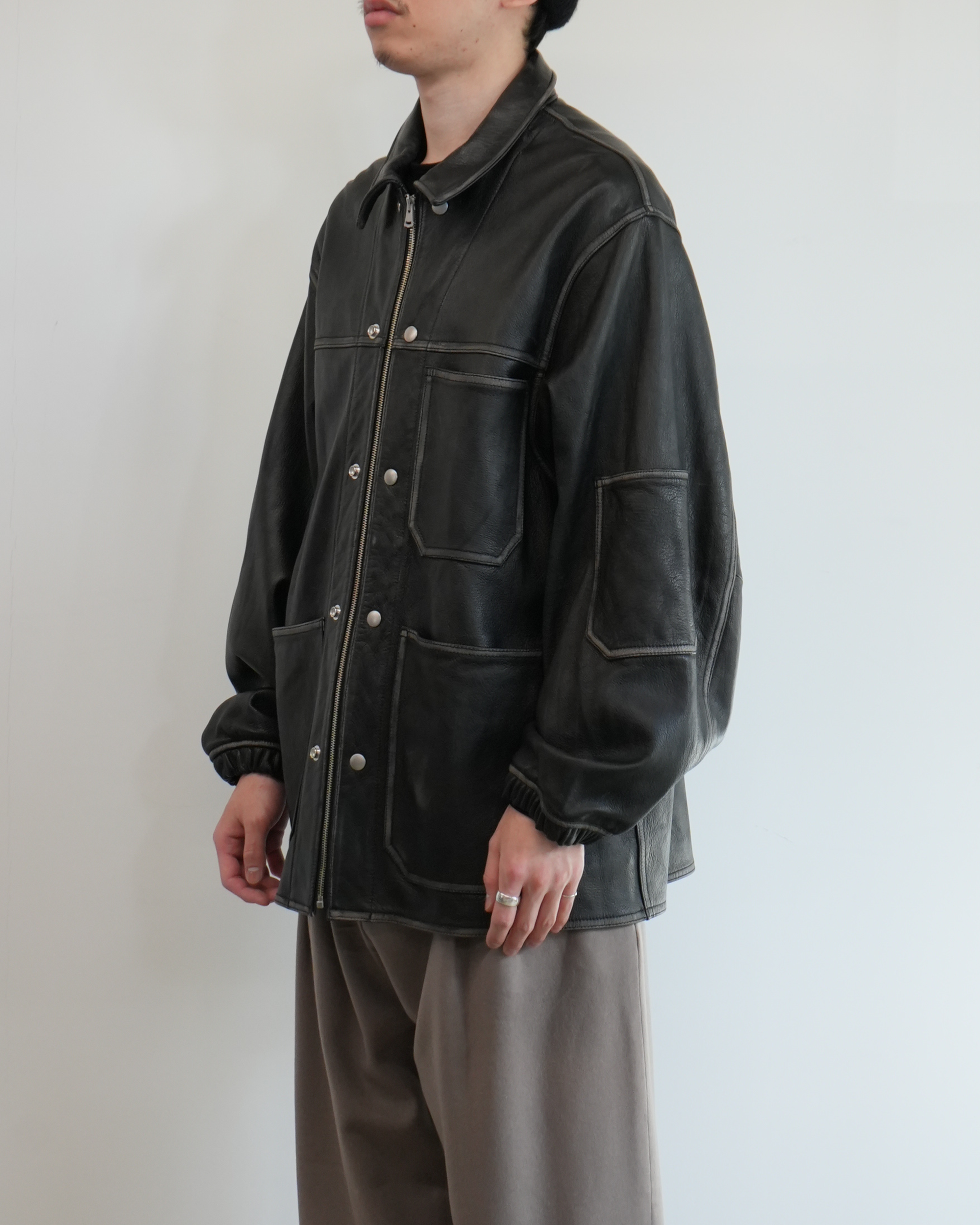 leather coverall