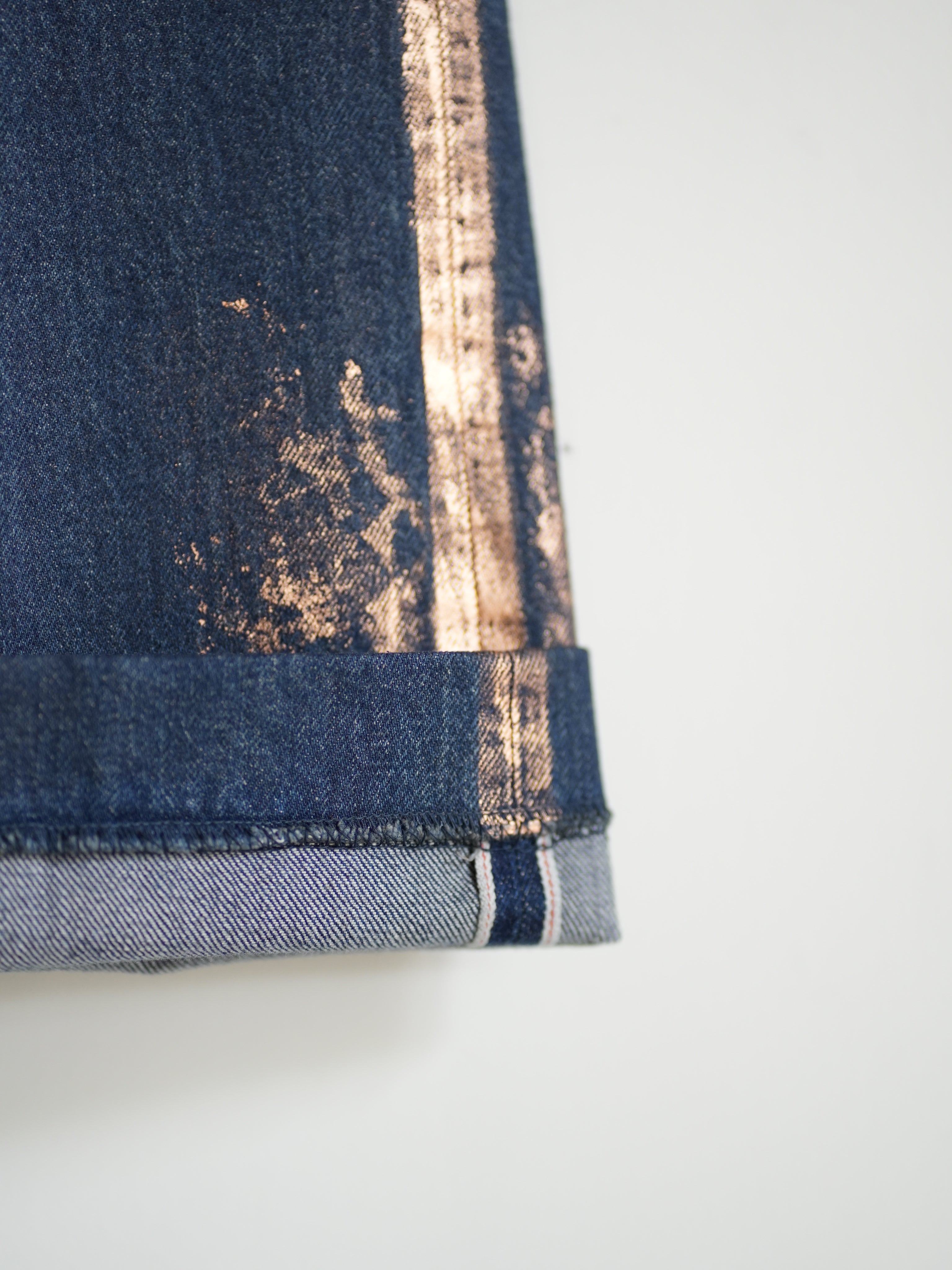 THE JEAN TROUSERS(BRONZE BLUE)