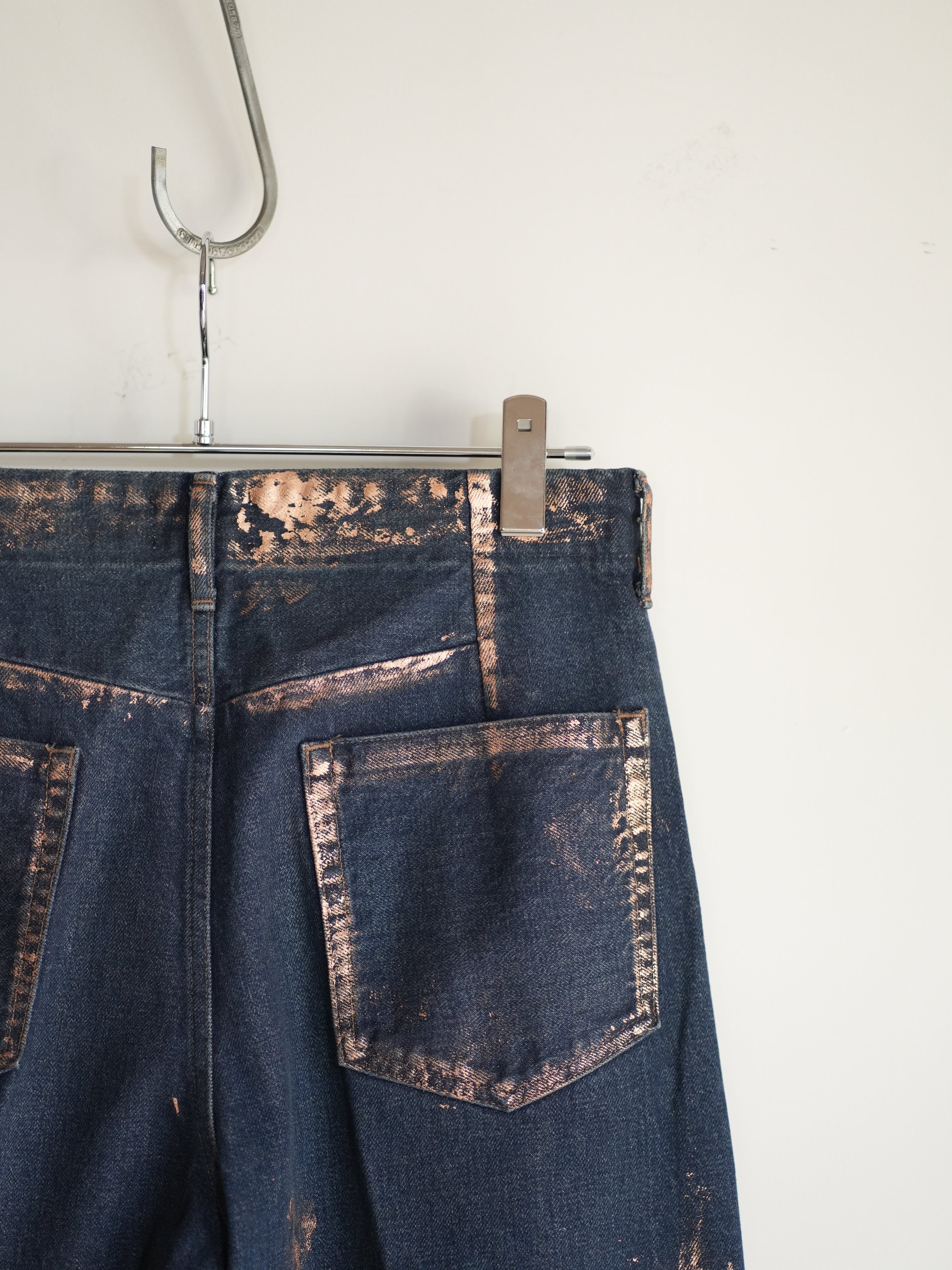 THE JEAN TROUSERS(BRONZE BLUE)