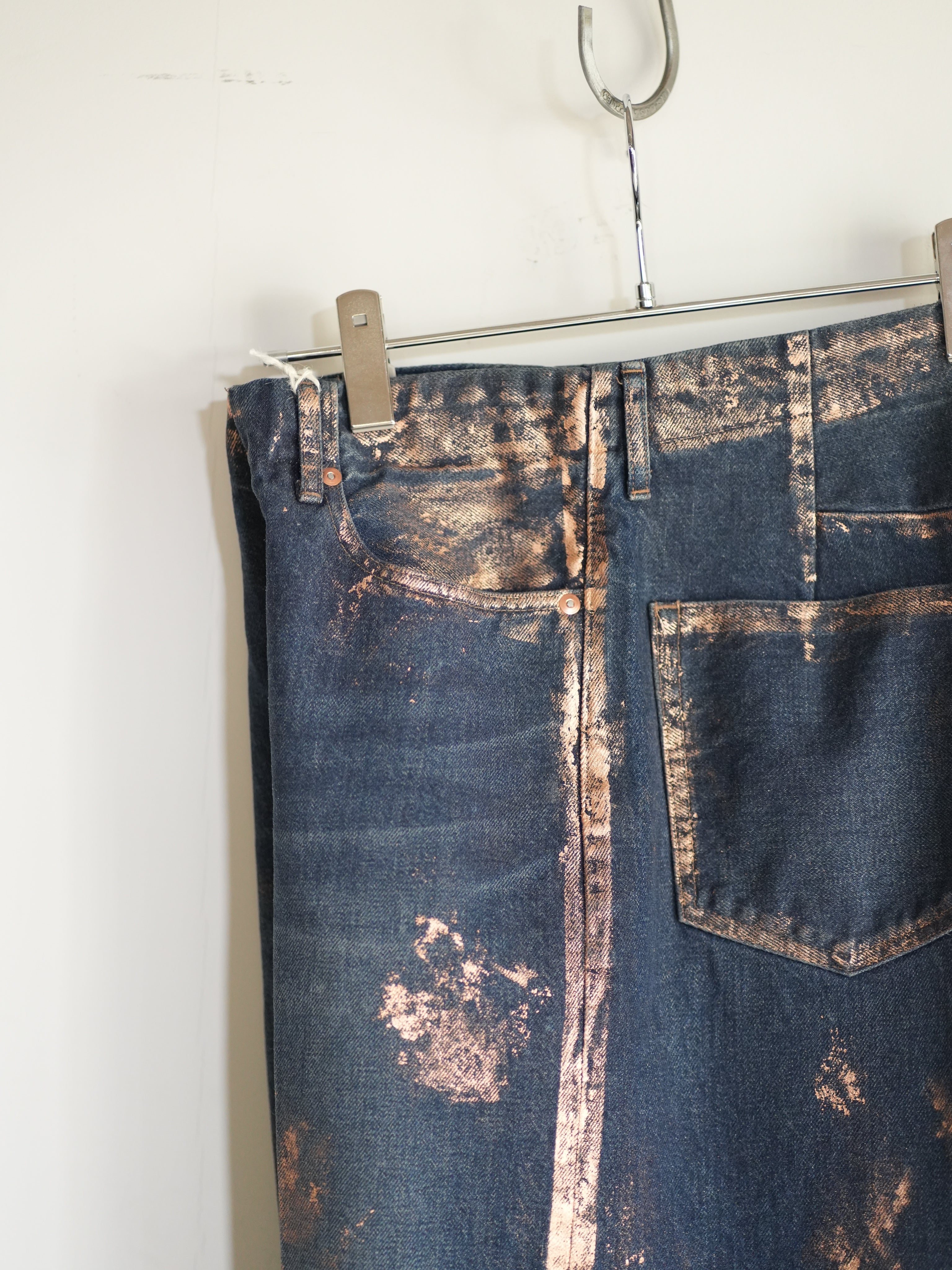 THE JEAN TROUSERS(BRONZE BLUE)