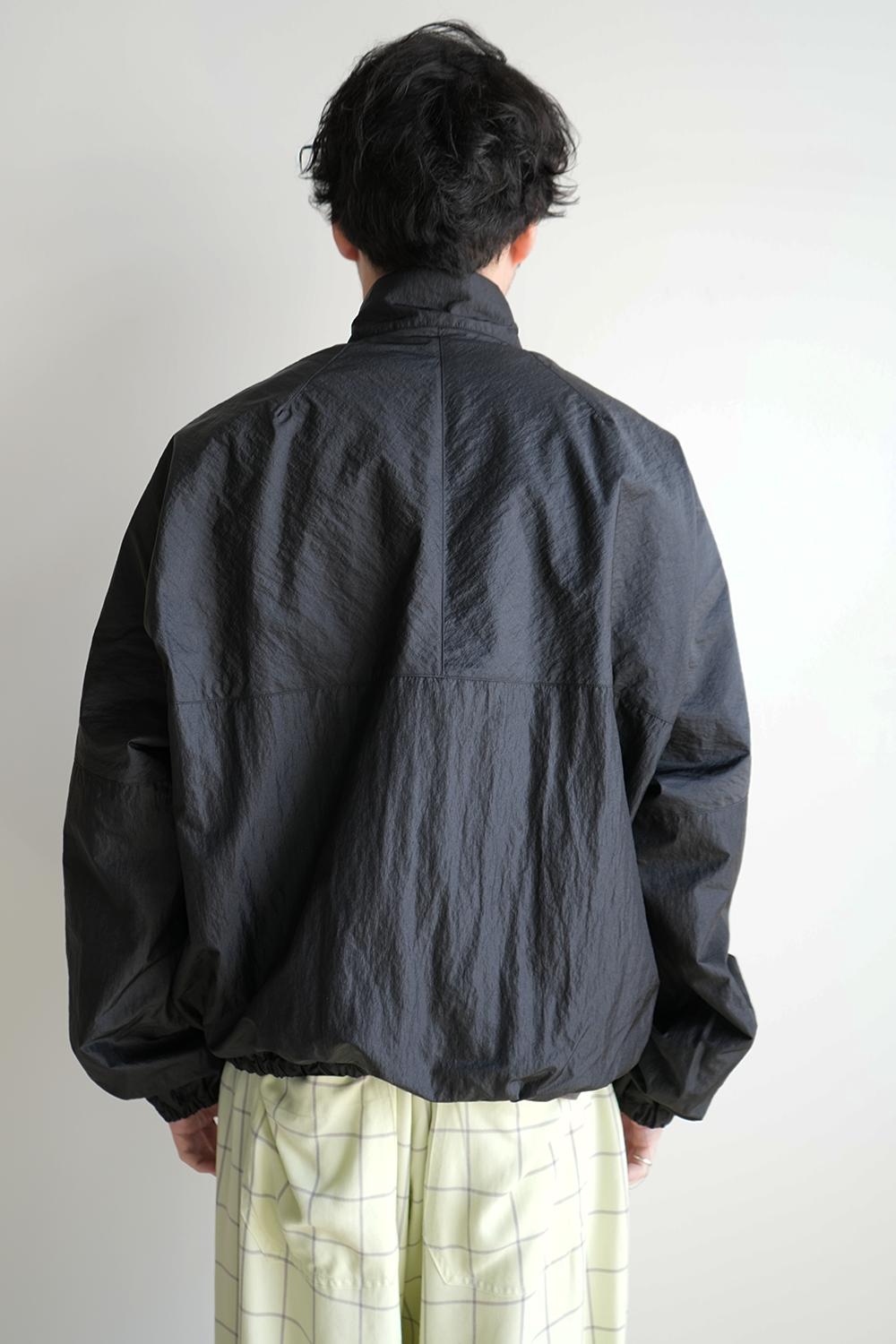 NYLON KIMONO BLOUSON(BLACK)