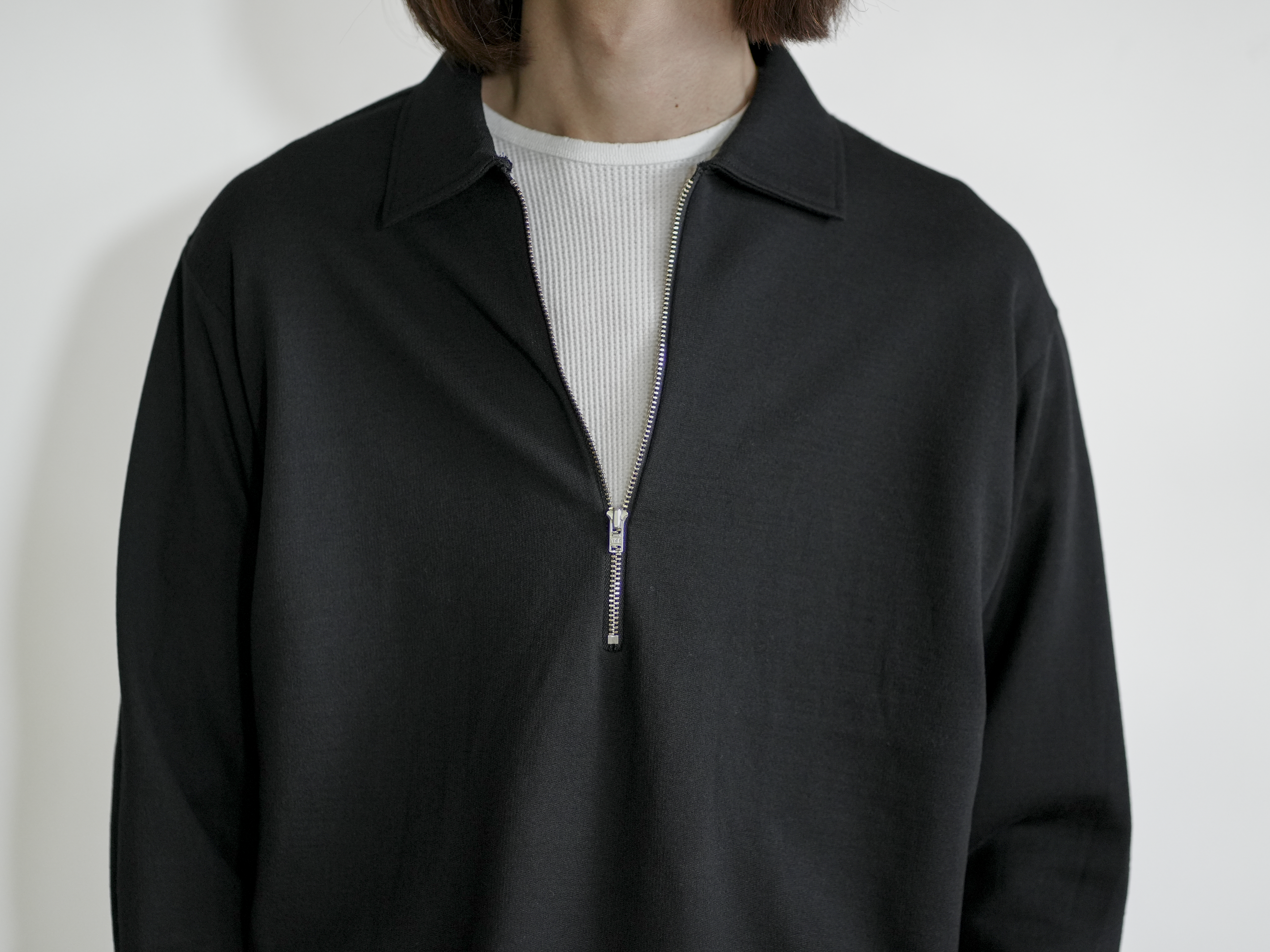 Super 140's Melino Wool Half Zip