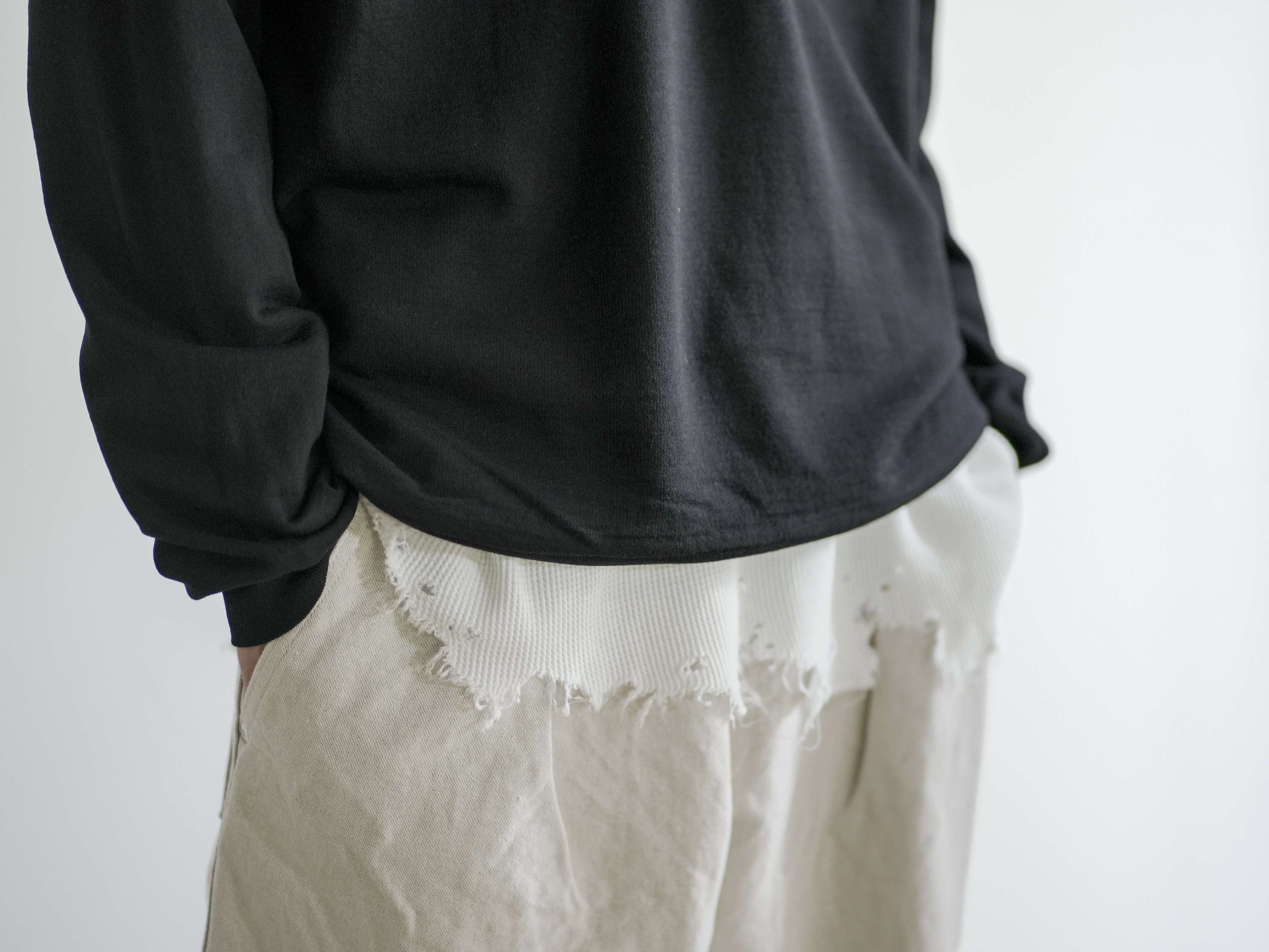 Super 140's Melino Wool Half Zip