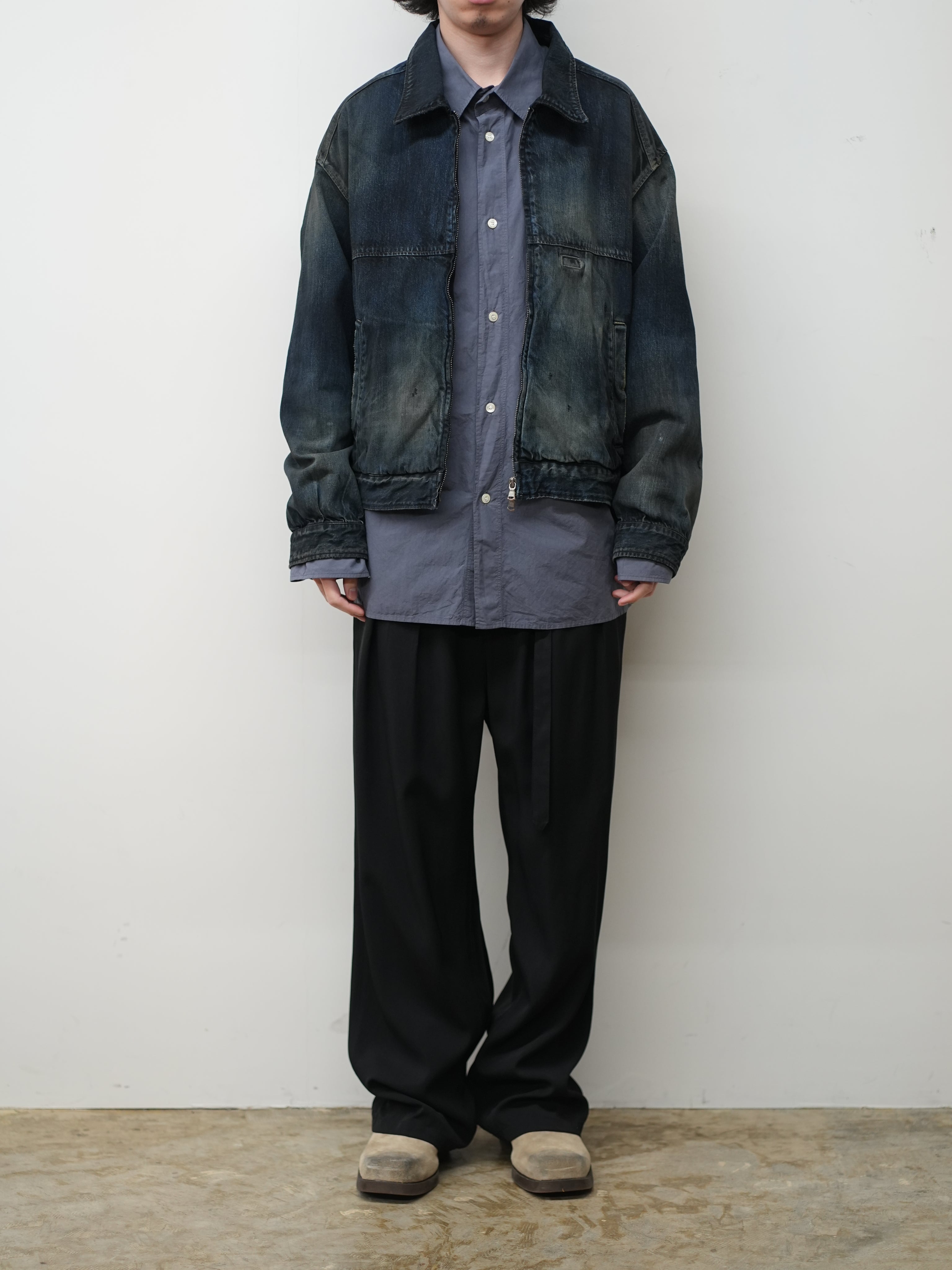 最終値下げLE BLACK DENIM JACKET L'ECHOPPE 即完売したLEのブラックデニムがジャケットに