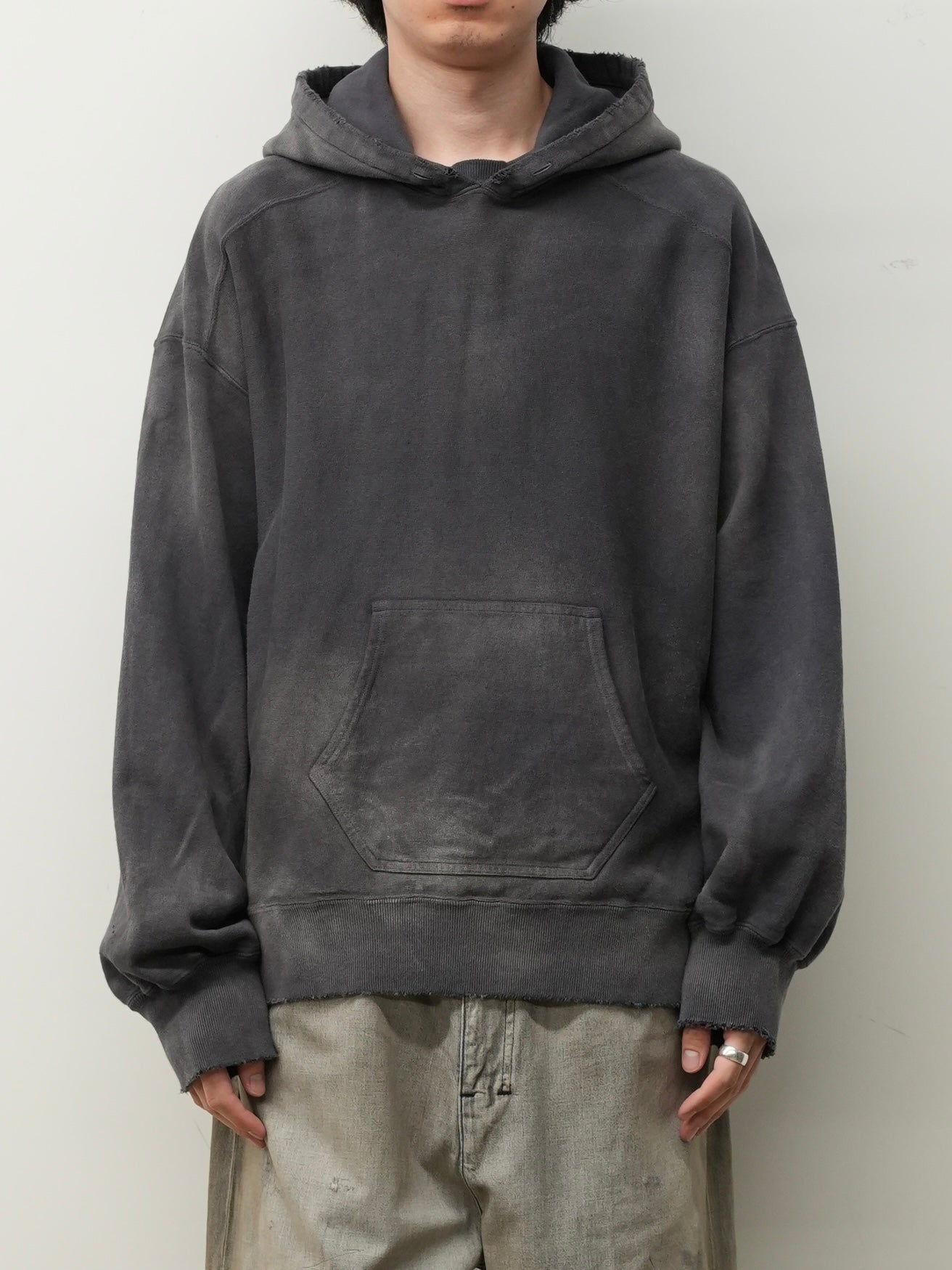 SWITCHING HOODIE(BLACK)