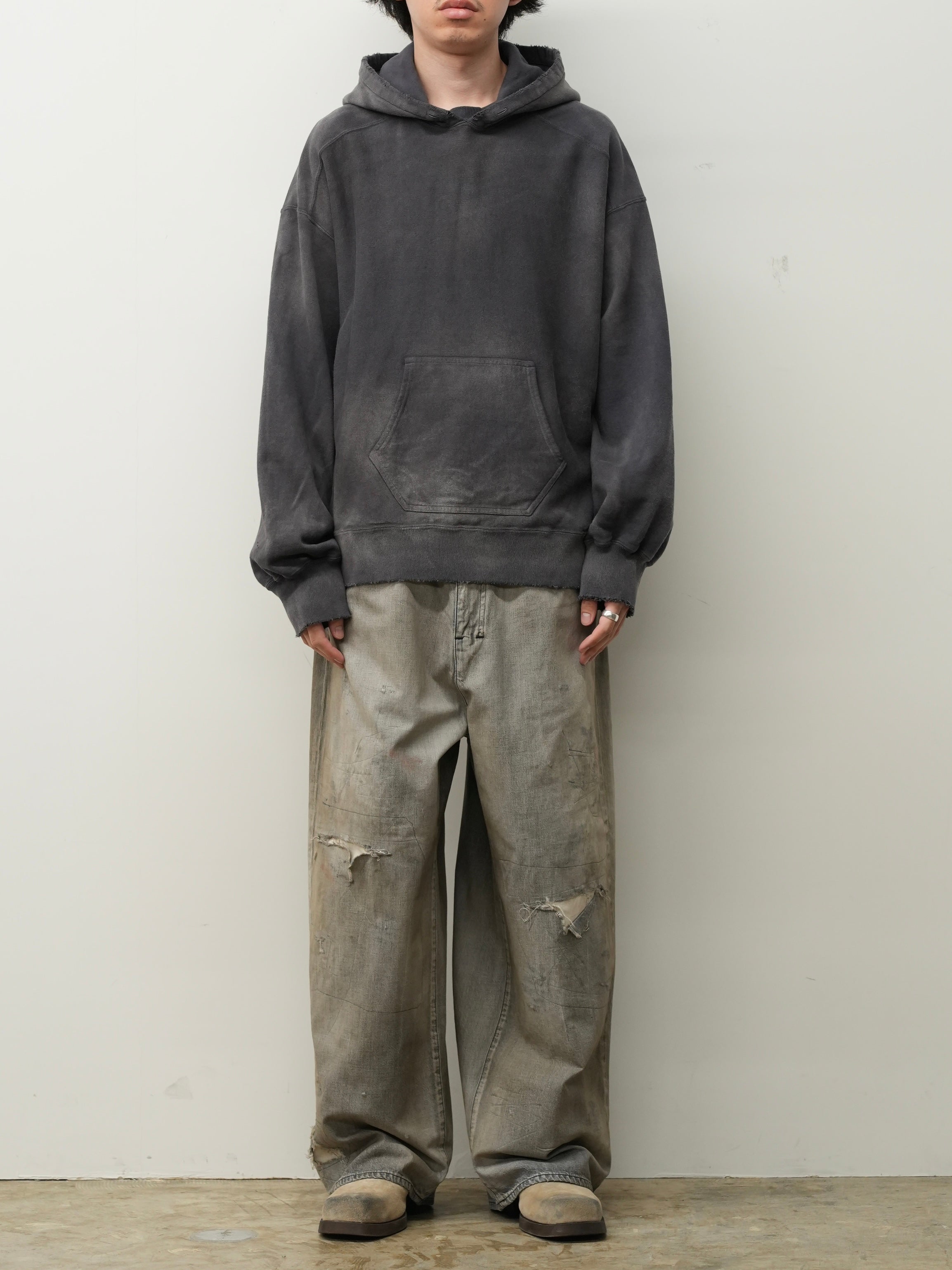 SWITCHING HOODIE(BLACK)