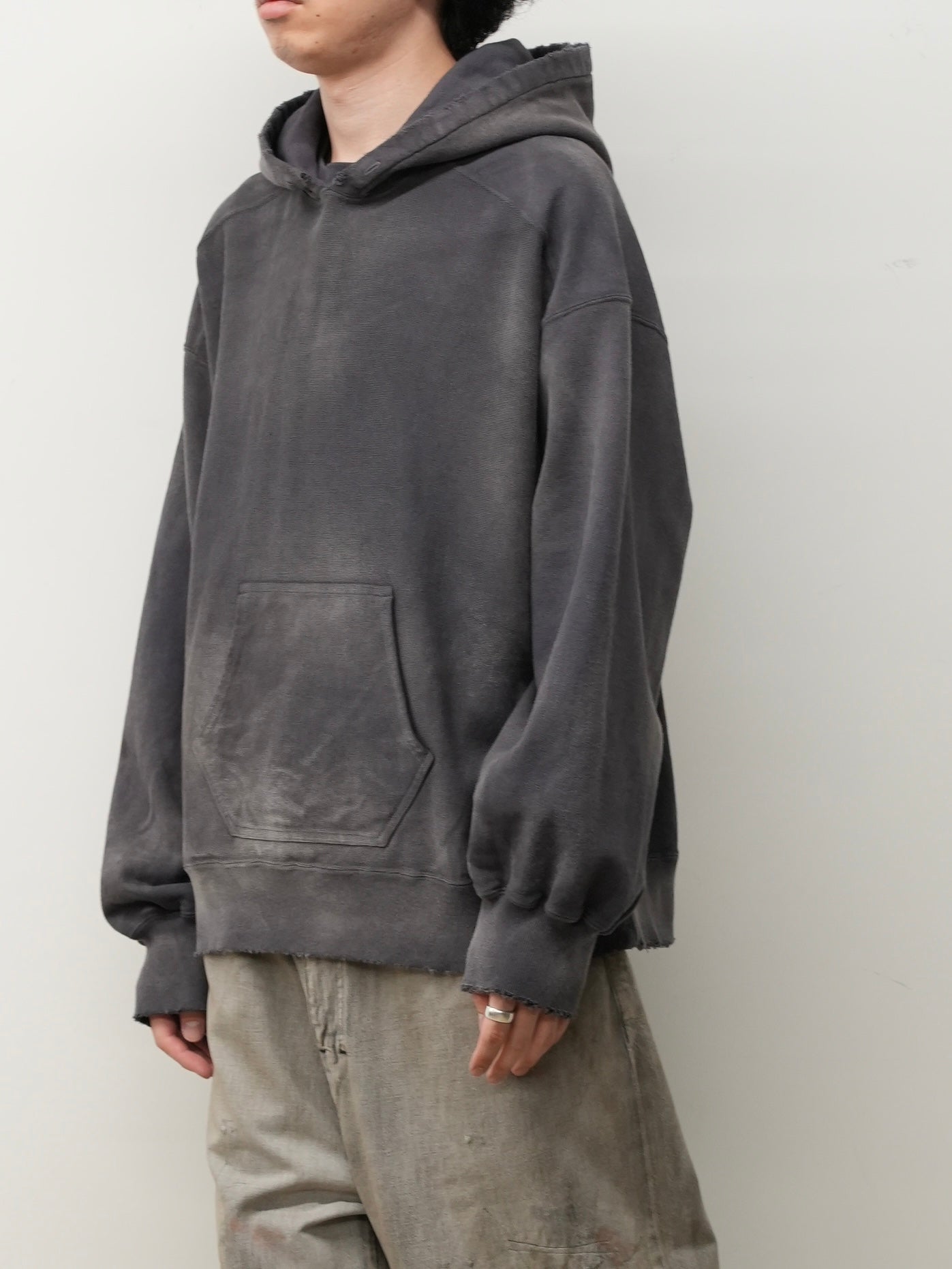 SWITCHING HOODIE(BLACK)