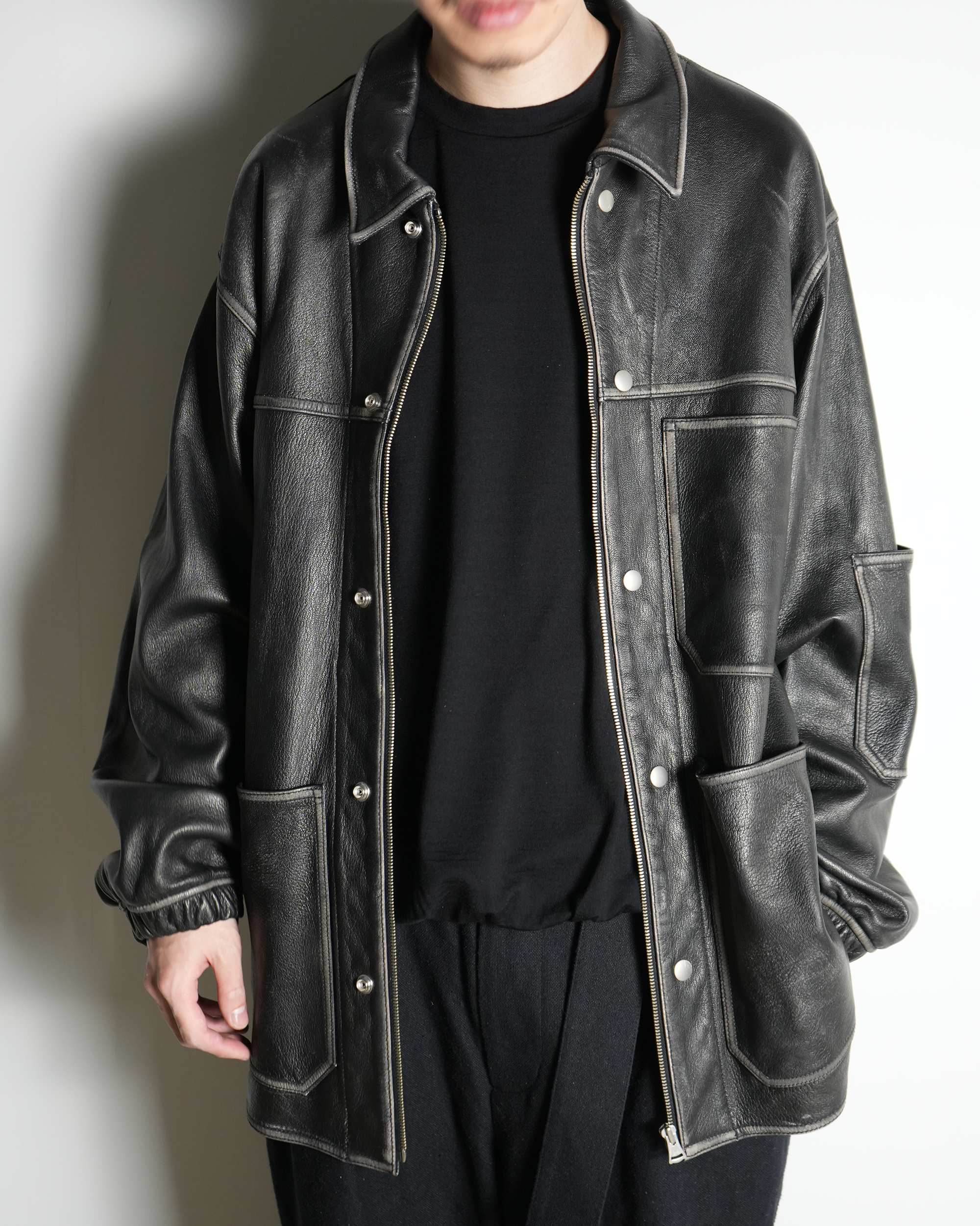 leather coverall