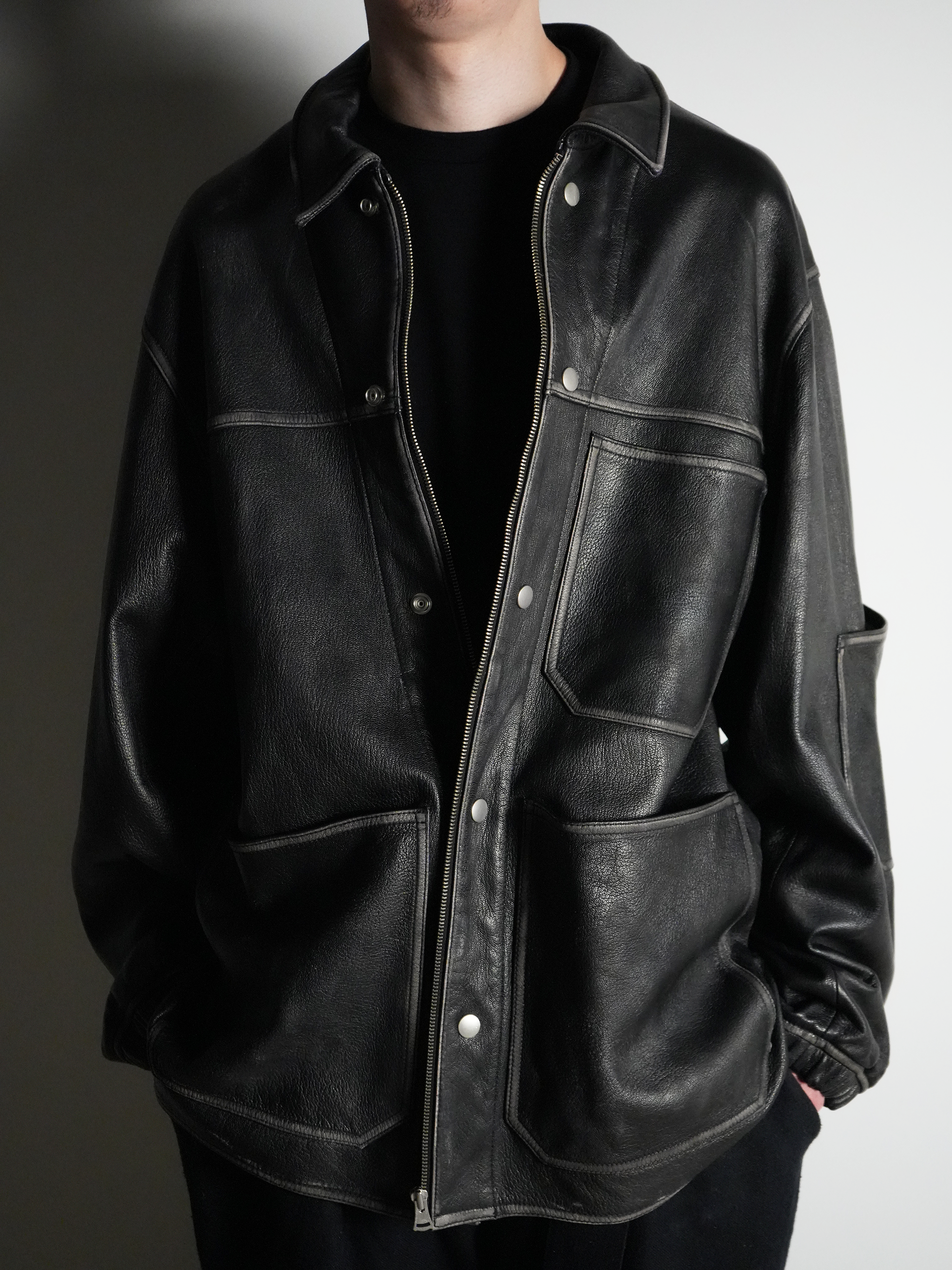 leather coverall