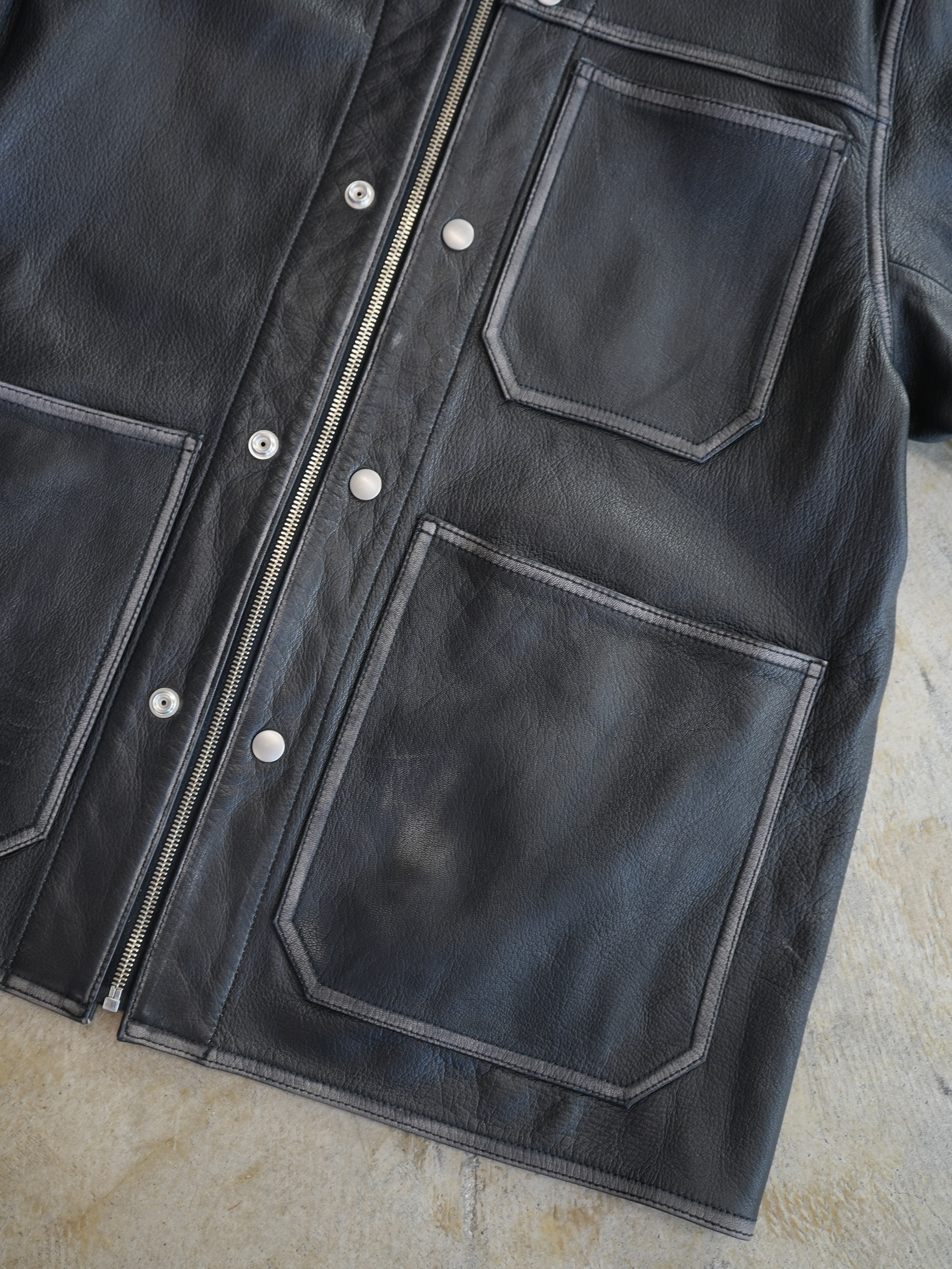 leather coverall