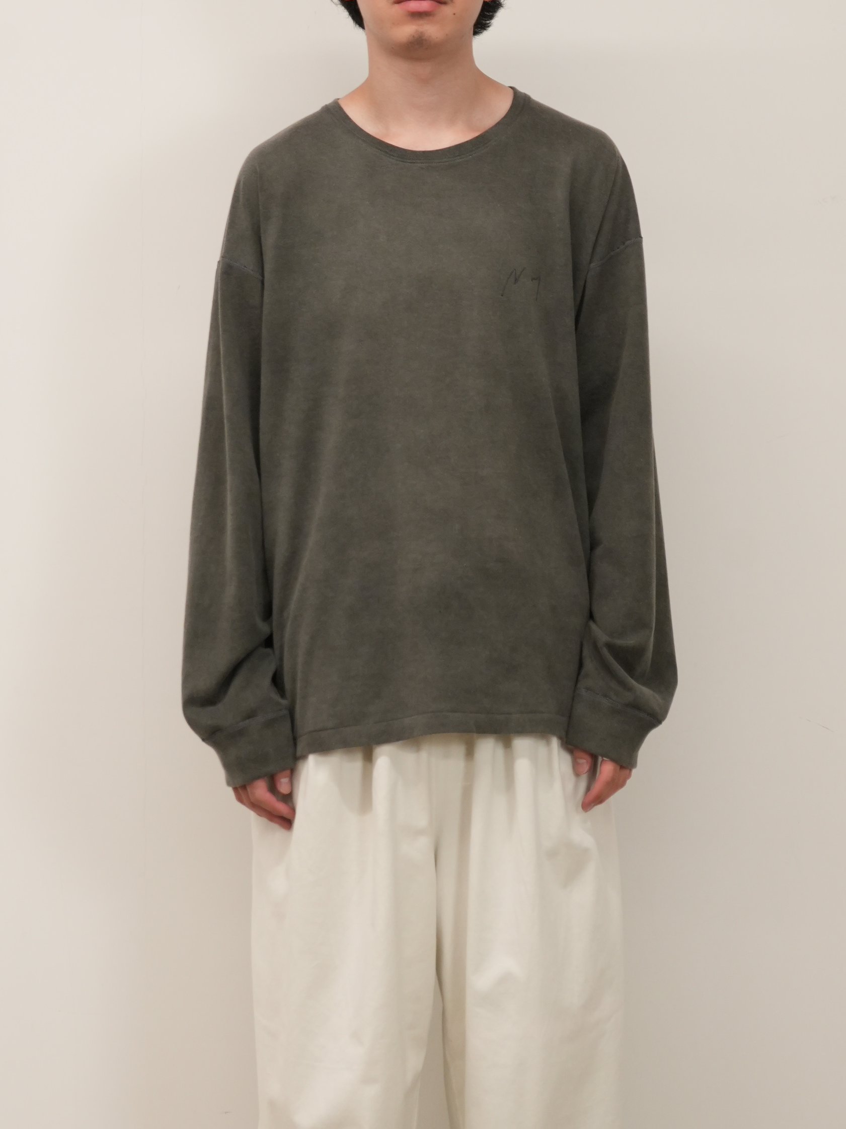 UNEVENNESS LS T-SHIRT(BLACK)