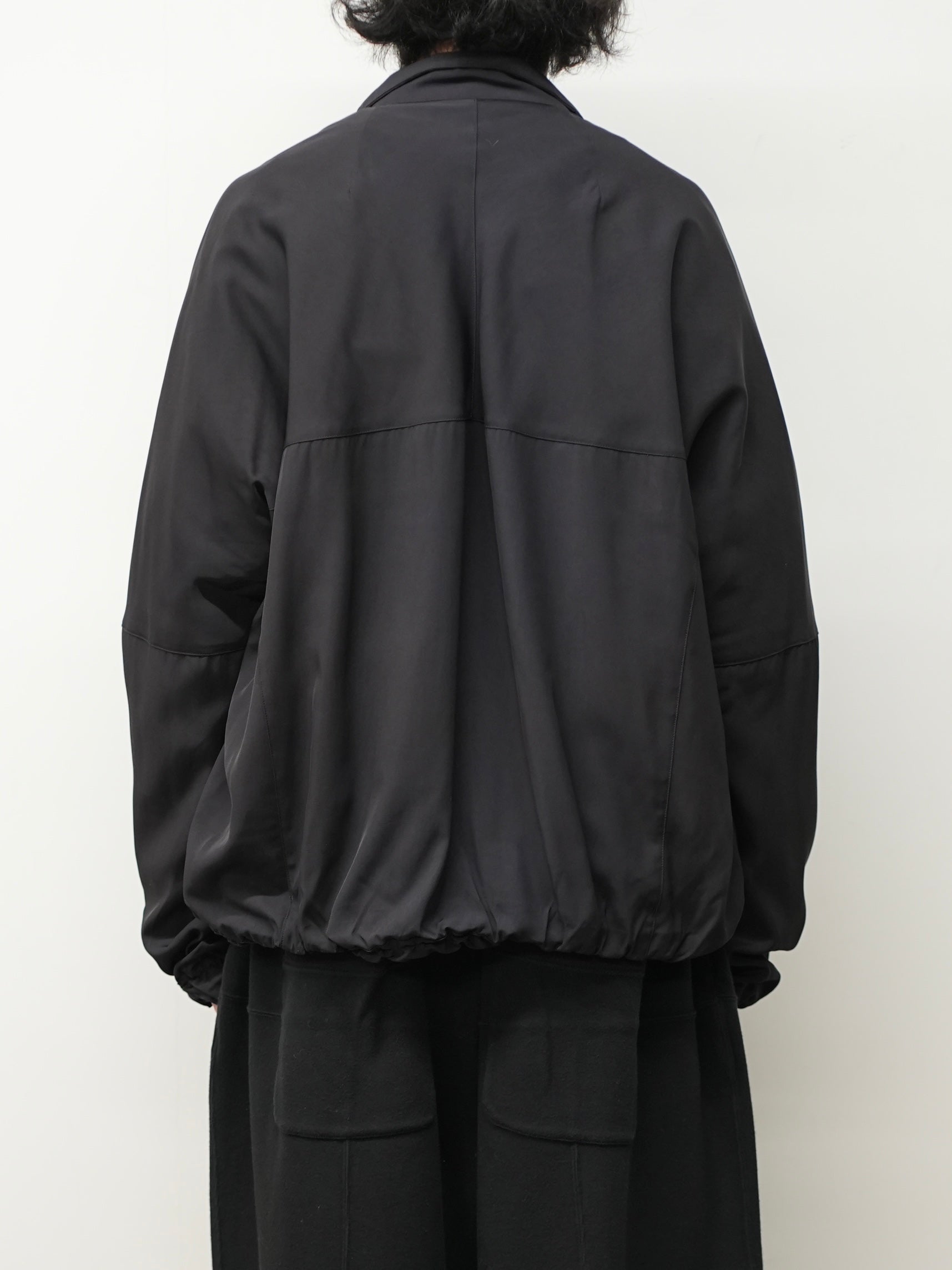 TUCK KIMONO BLOUSON(BLACK)