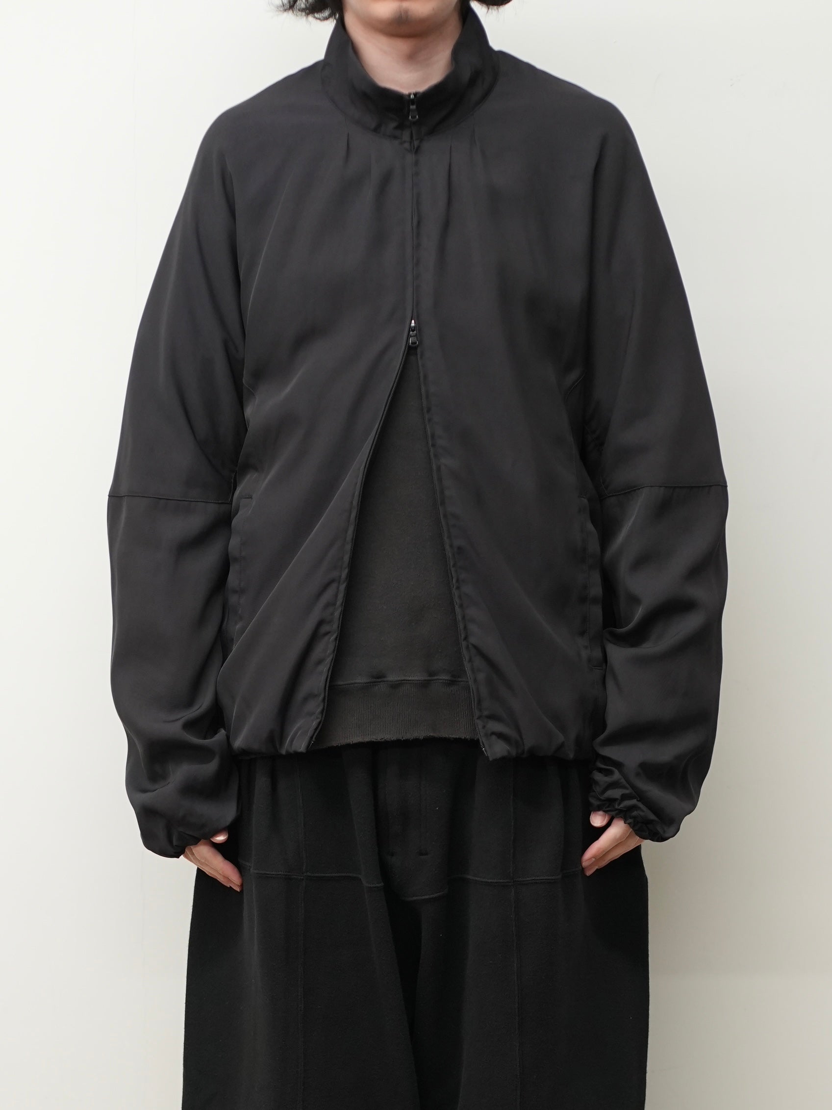 TUCK KIMONO BLOUSON(BLACK)