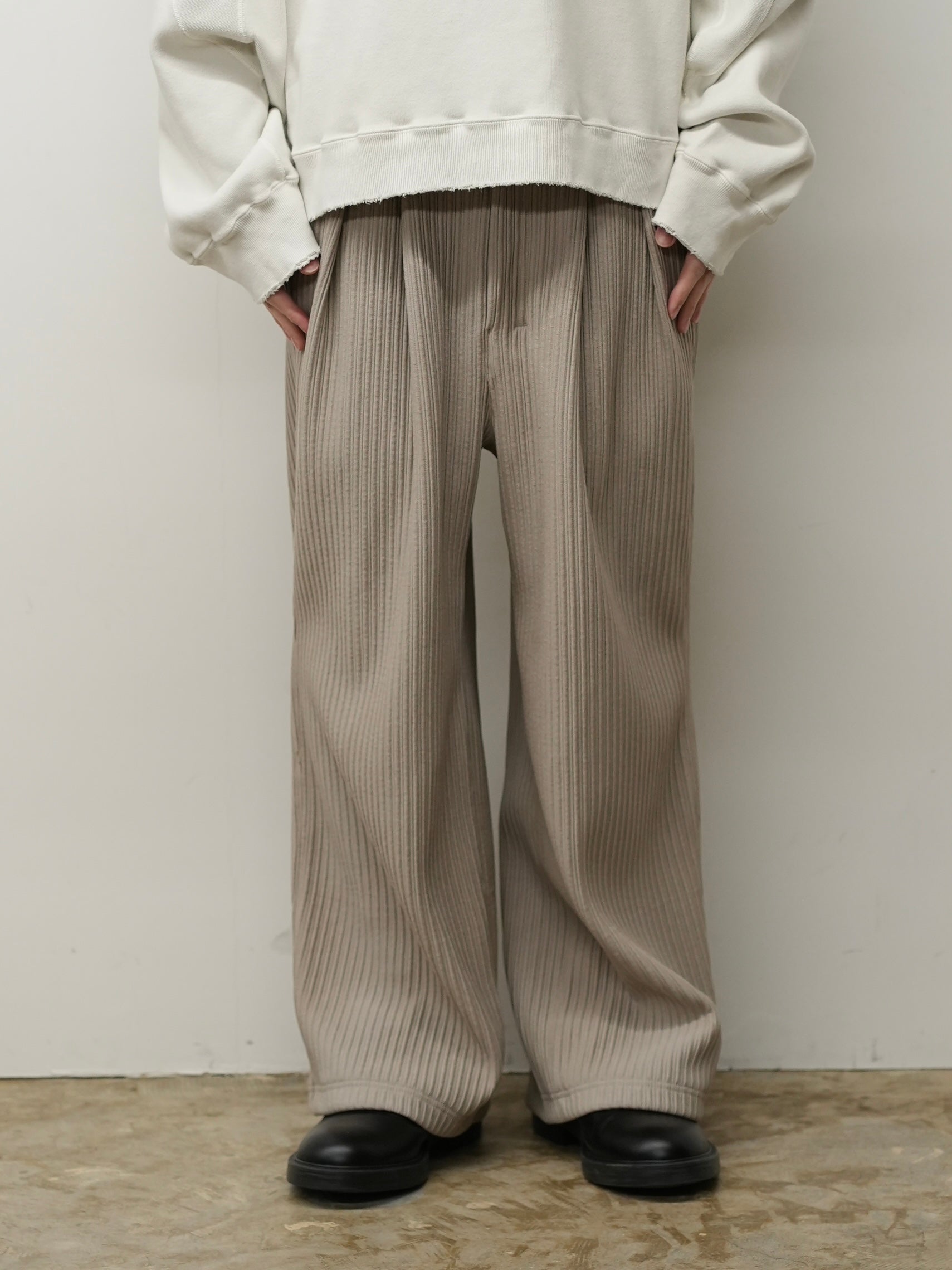 WIDE EASY PANTS(GREIGE)