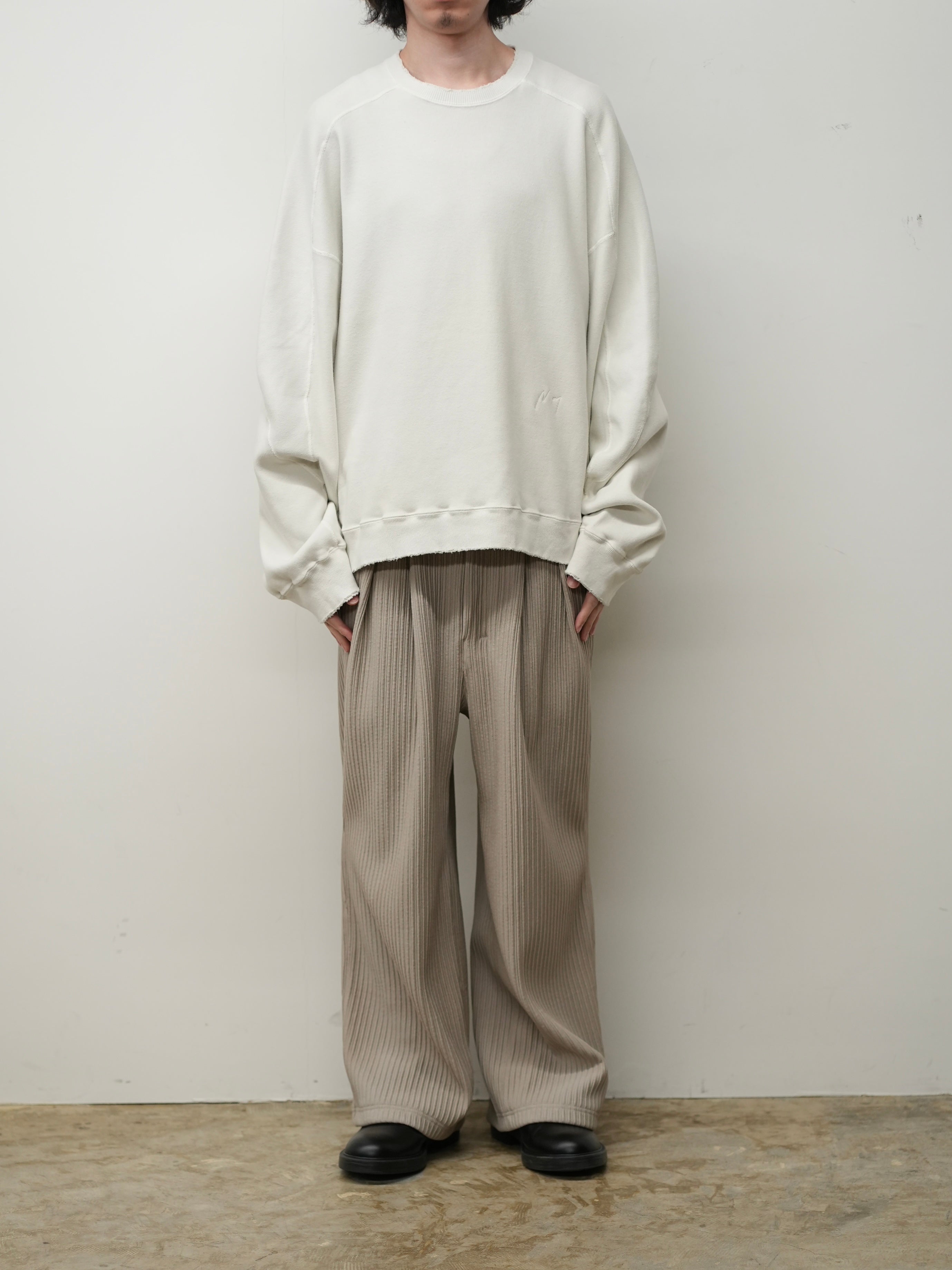 SMOOTH SWEAT SHIRT(OFF)