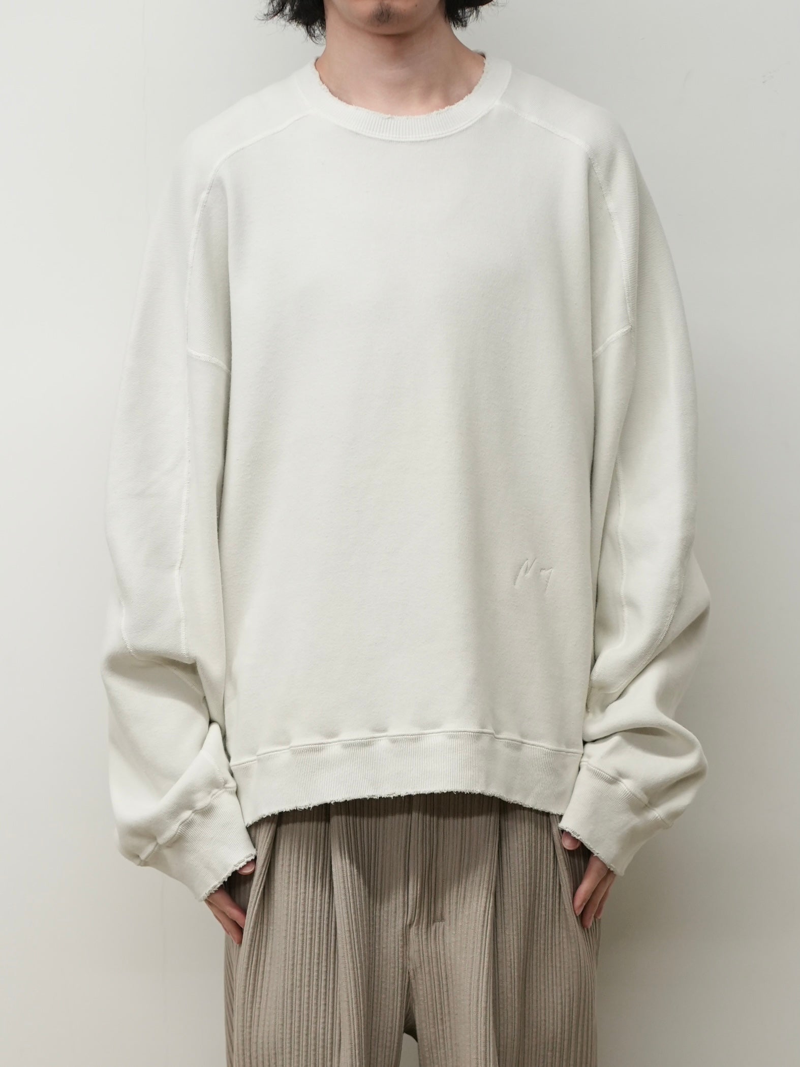 SMOOTH SWEAT SHIRT(OFF)