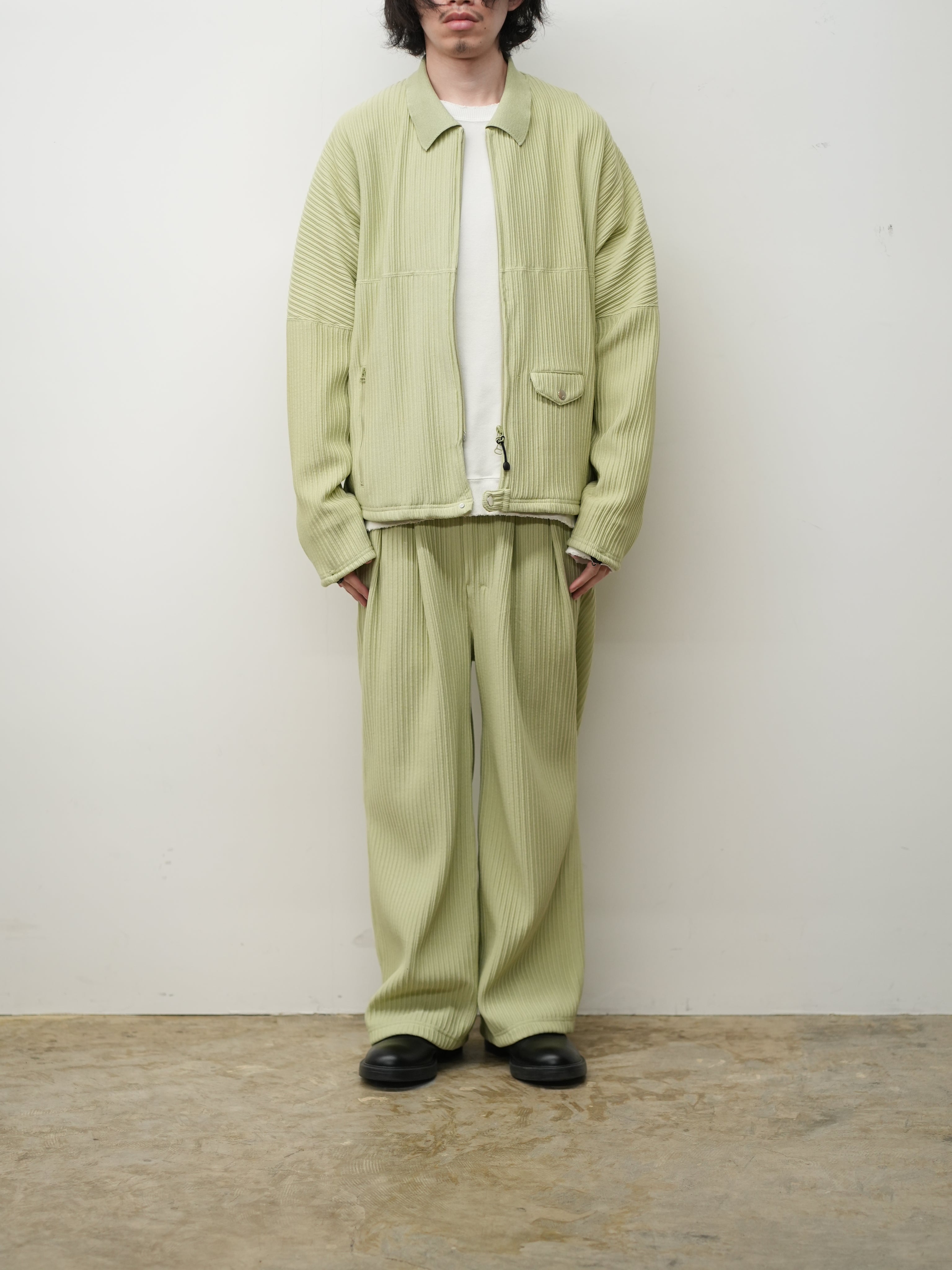 パンツ SEA CHINO WASABI TROUSERS WIDE EASY PANTS(WASABI)