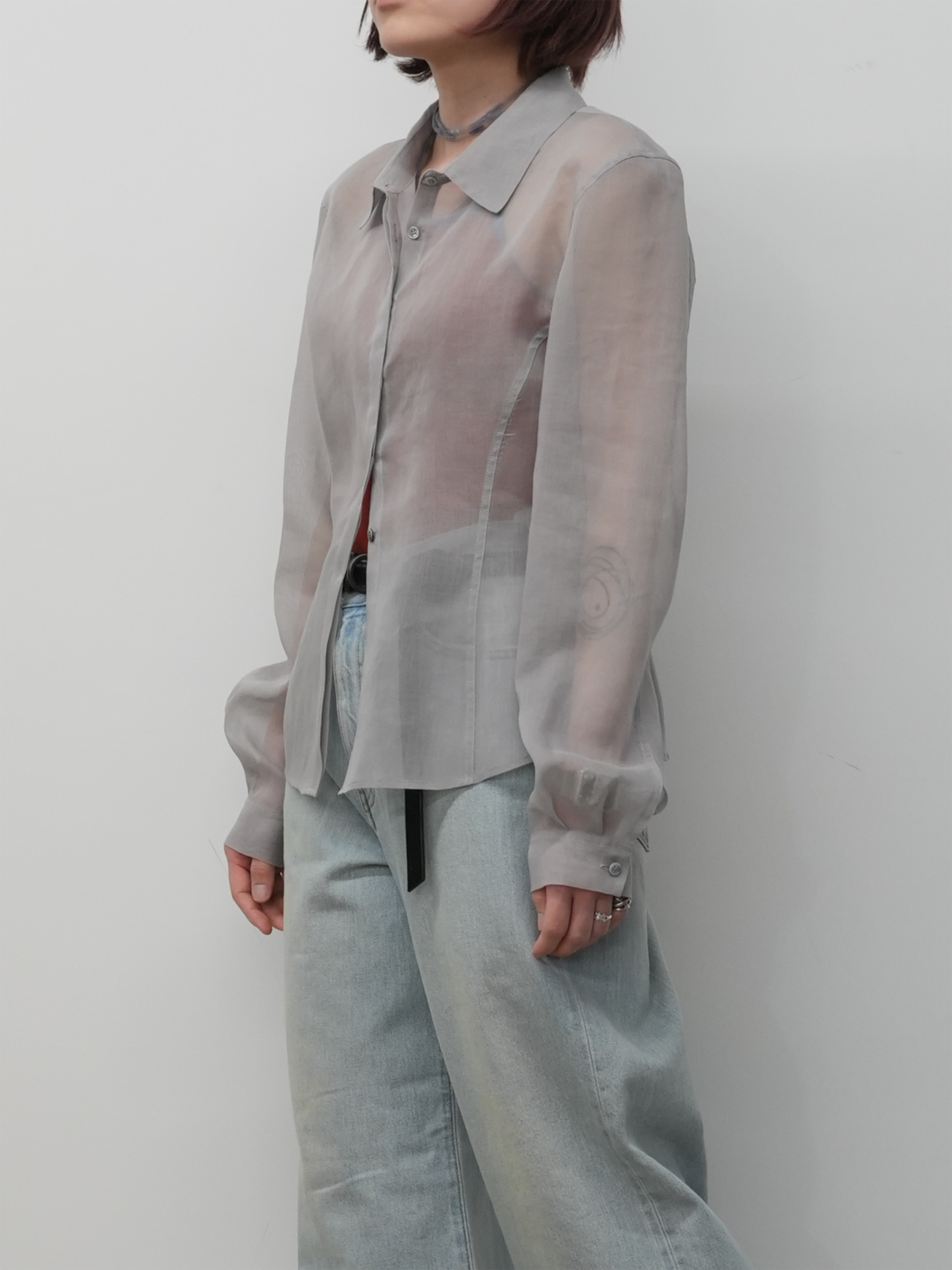 SHEER SLIM FIT SHIRTS