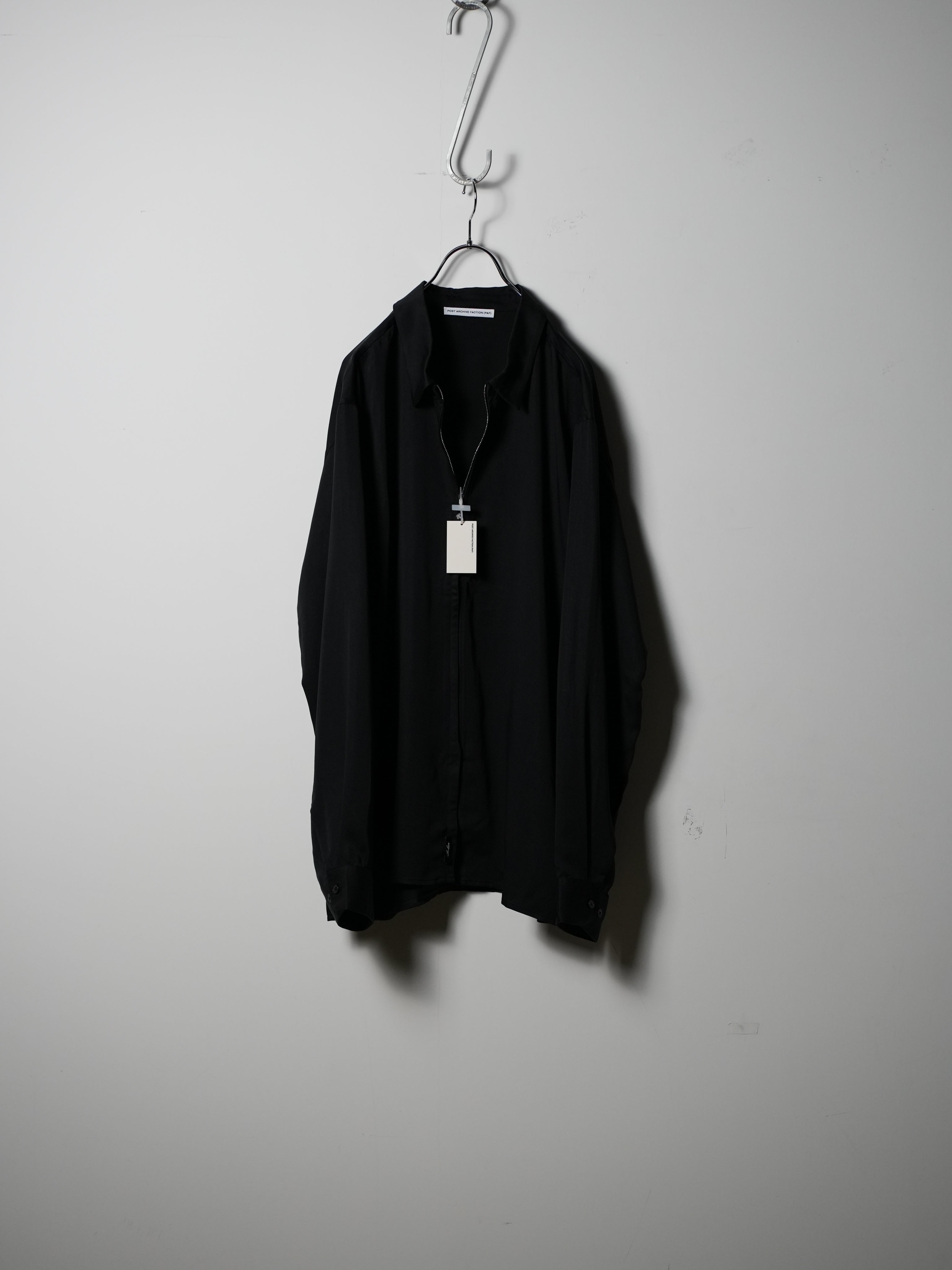 Zip Shirt(BLACK)