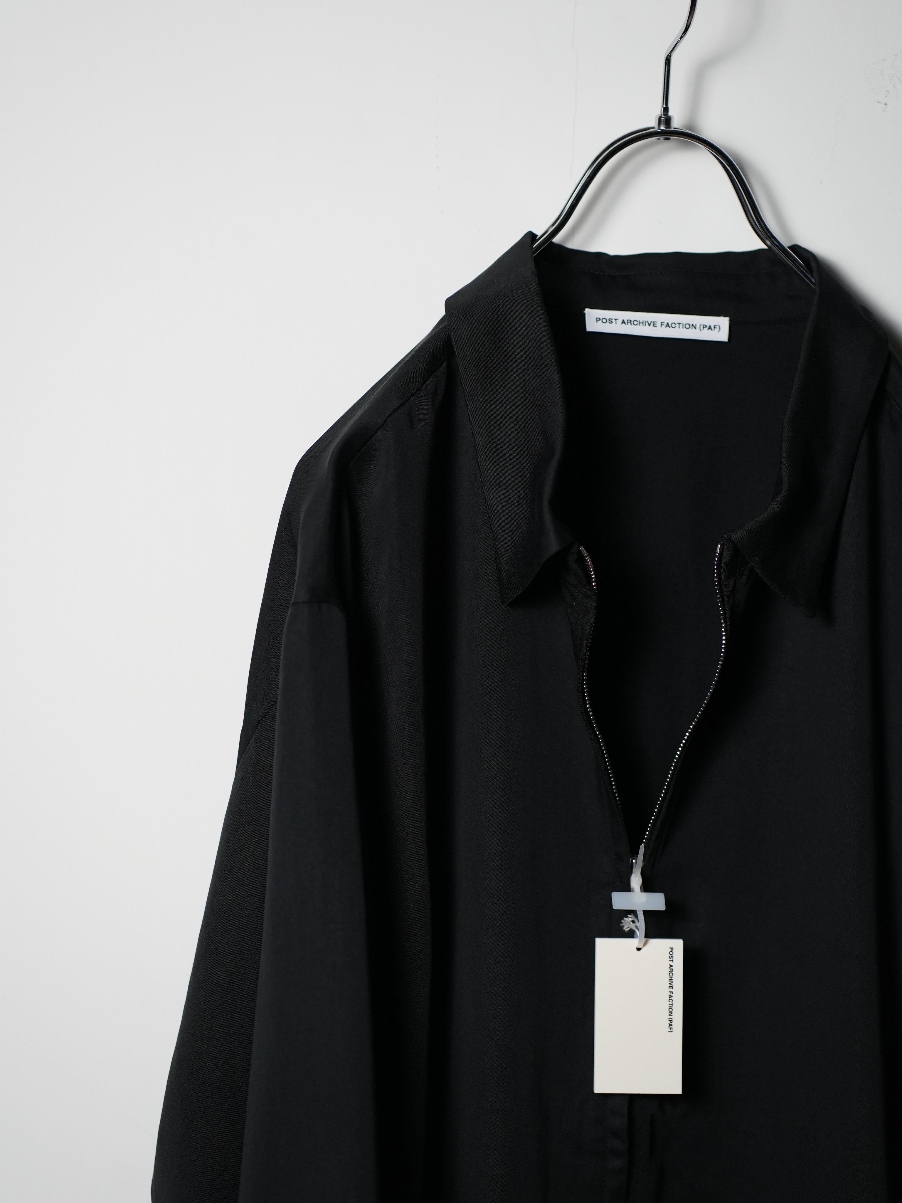 Zip Shirt(BLACK)