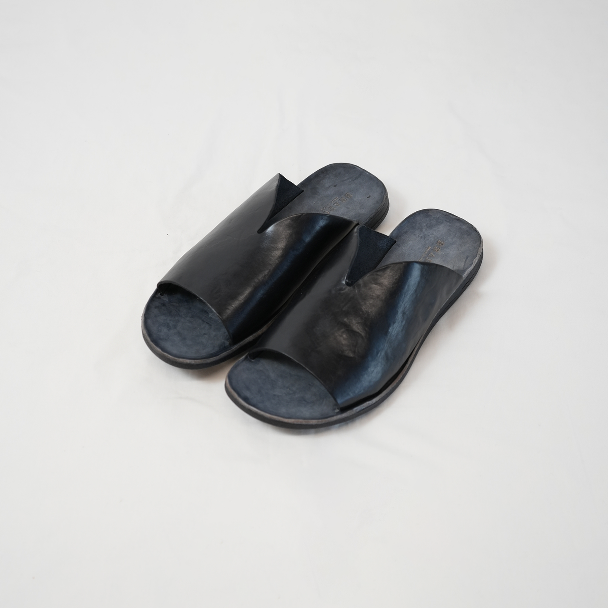 LEATHER SANDAL (46-571 / NERO)