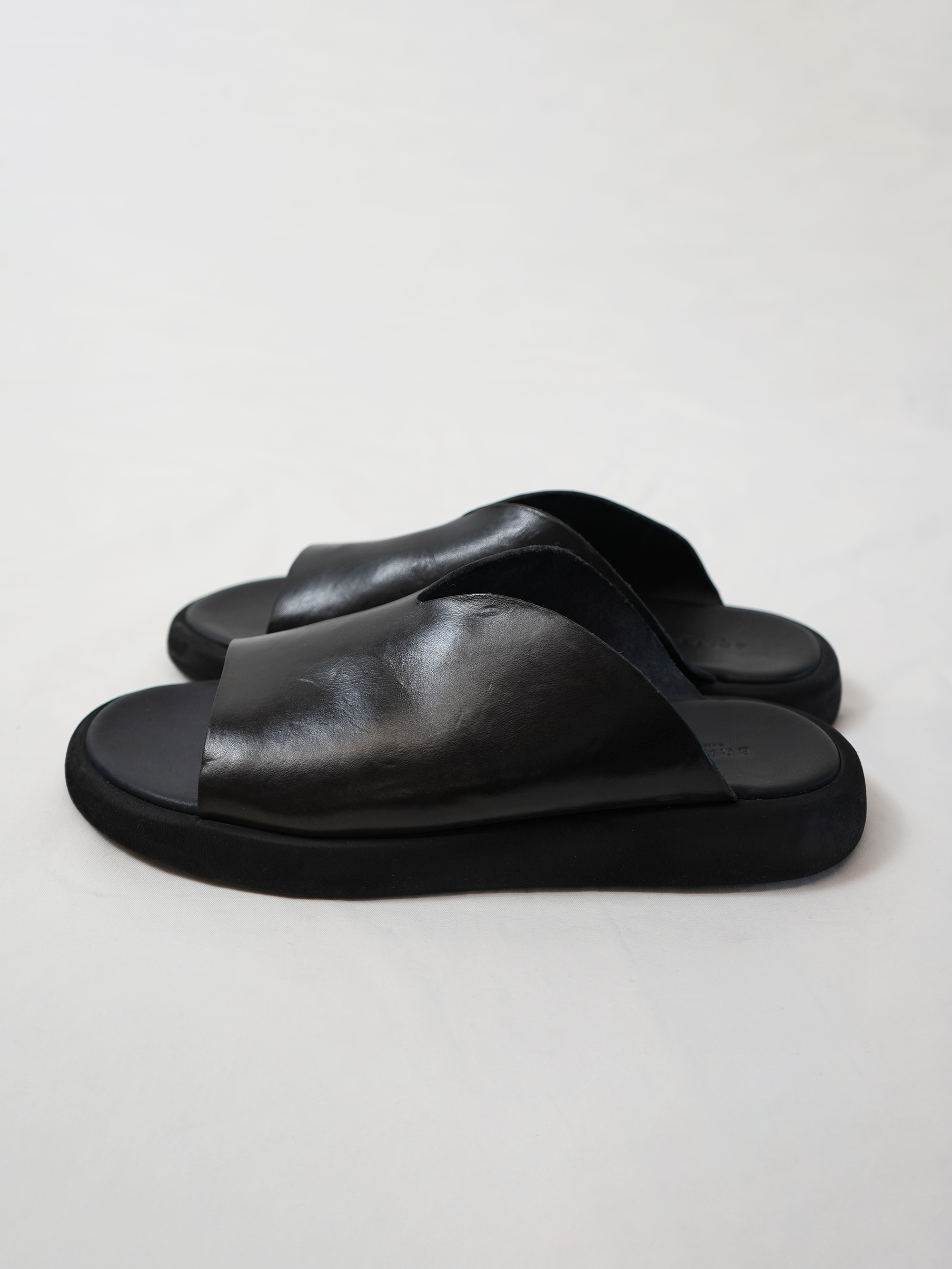 LEATHER SANDAL (92-571T-4S / NERO)