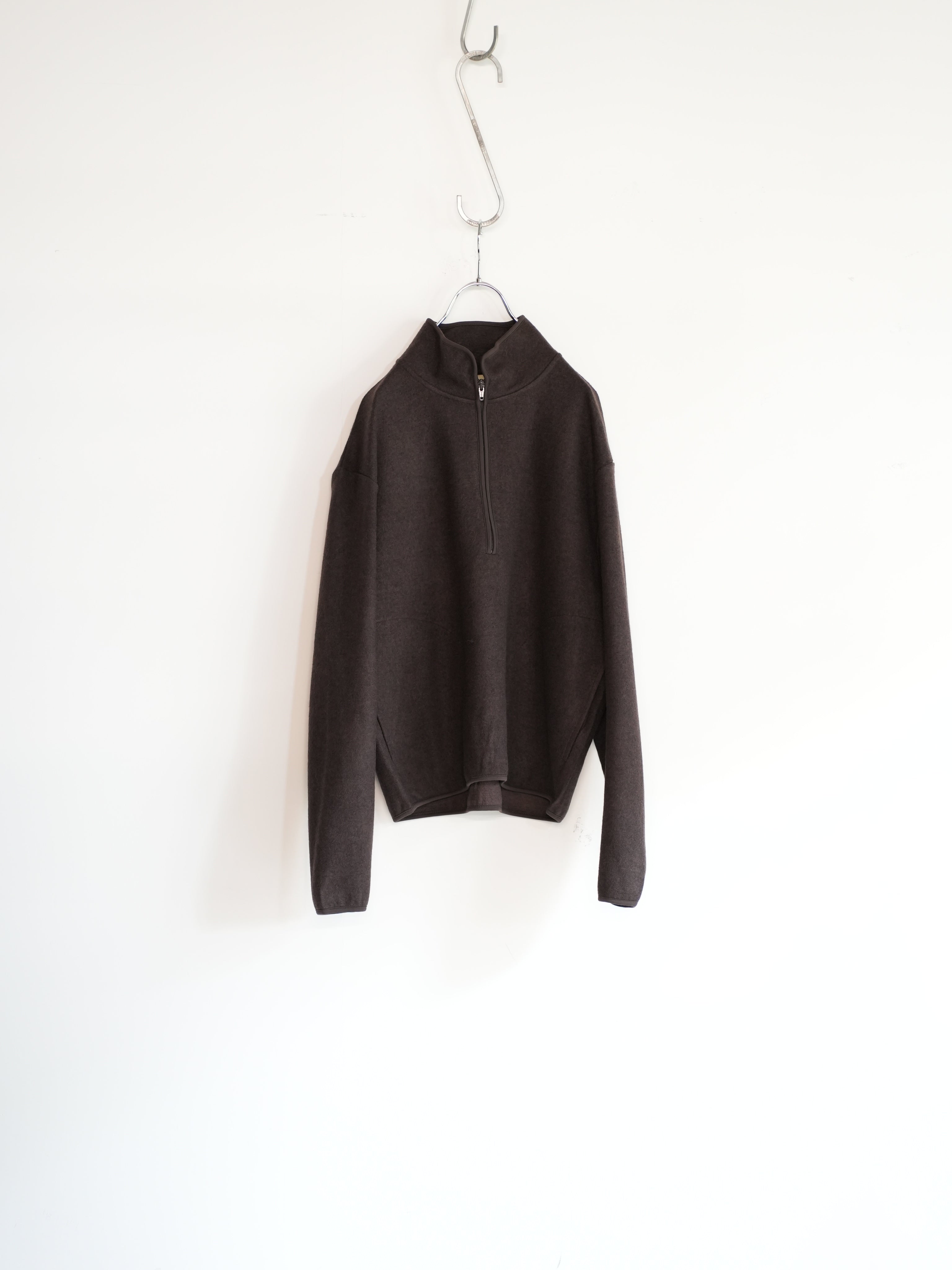 WOOL HALF ZIP