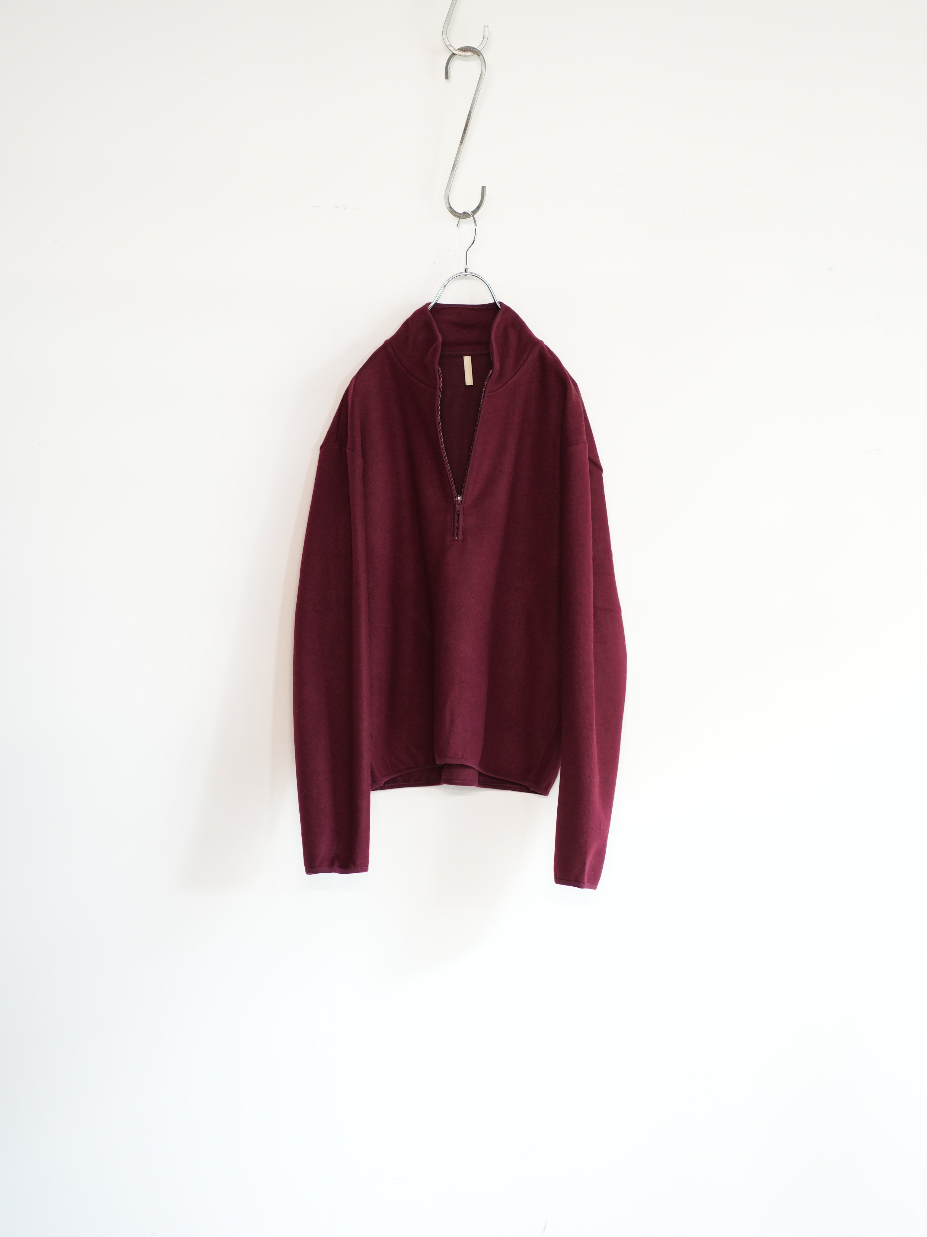 WOOL HALF ZIP