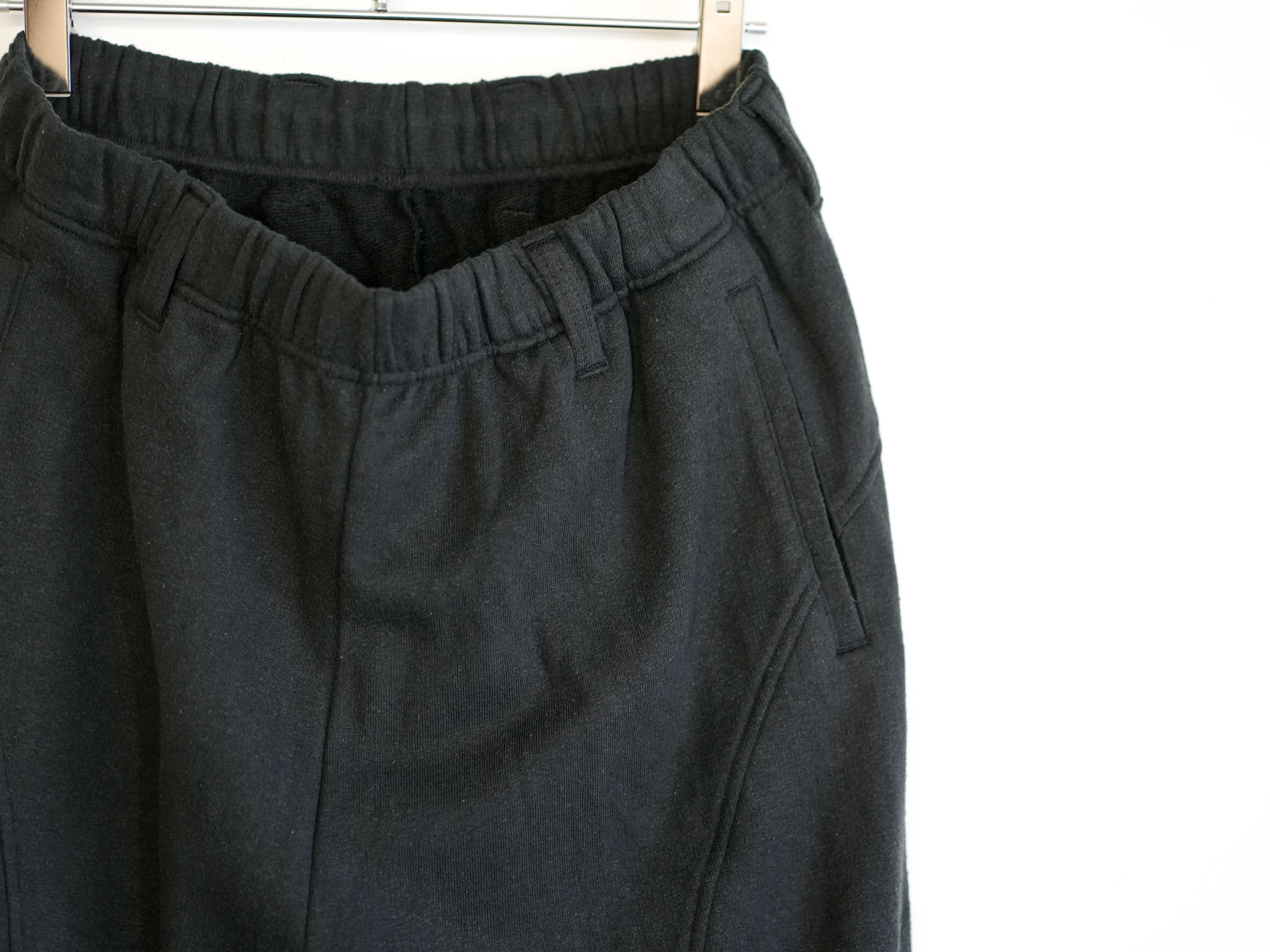 COTTON SILK SWEAT WIDE PANTS