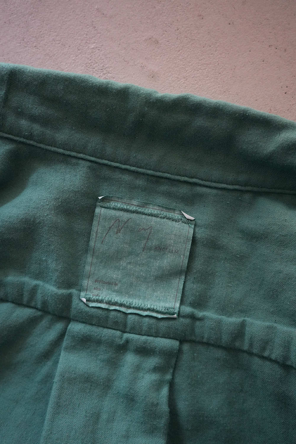 DOUBLEGAUZE CRASH LS SHIRT(GREEN)