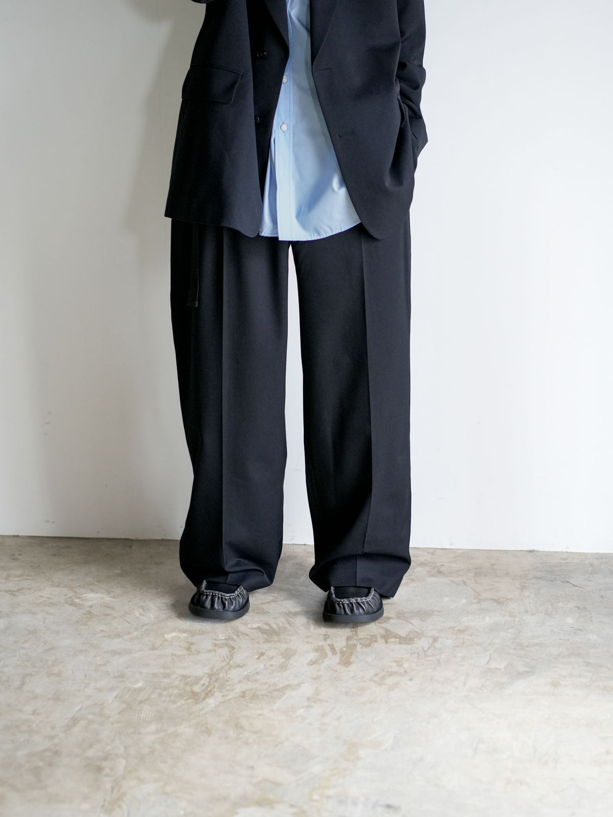 TACKED TROUSERS-PL