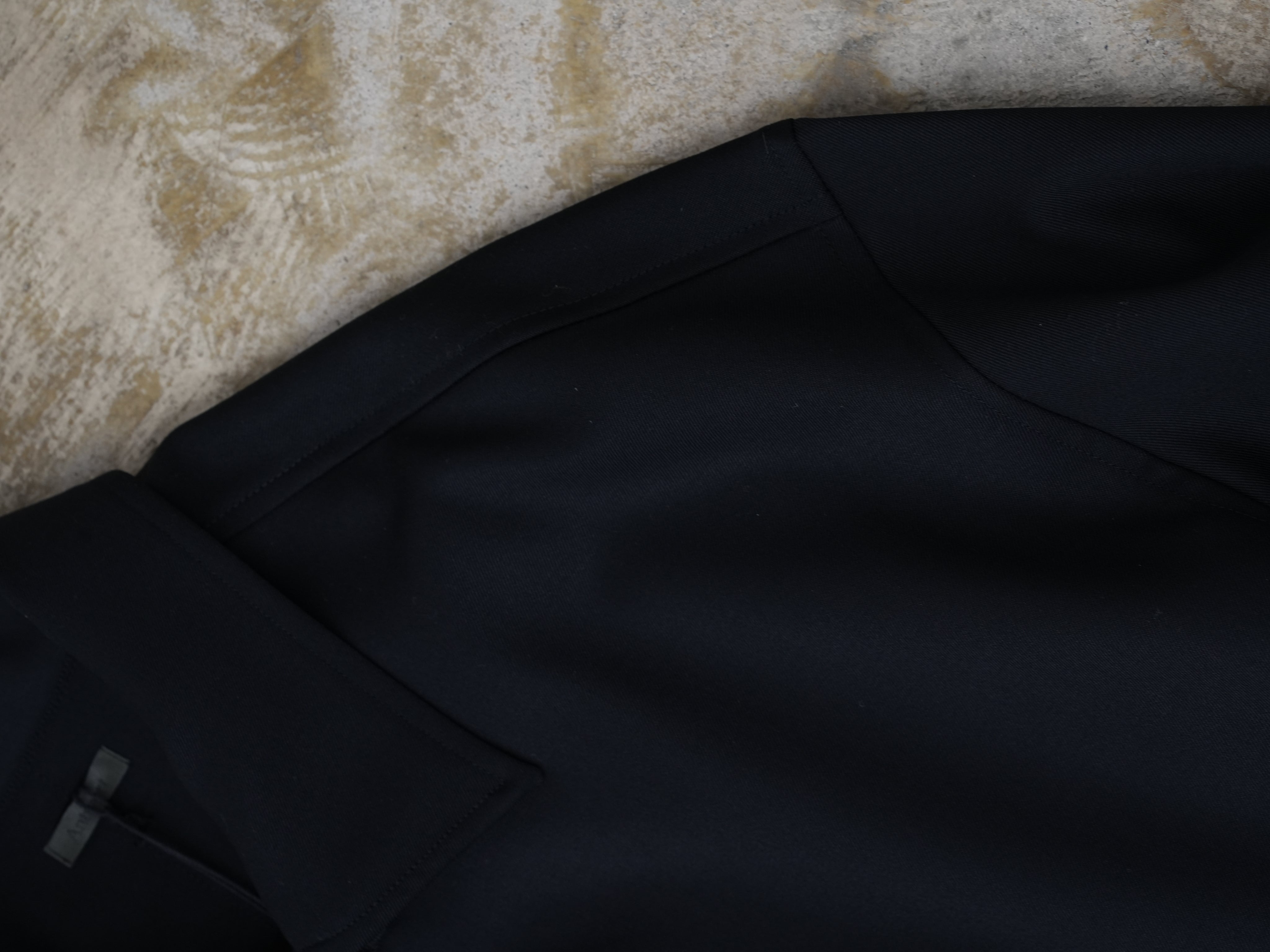 WOOL GABARDINE COVERALL JACKET