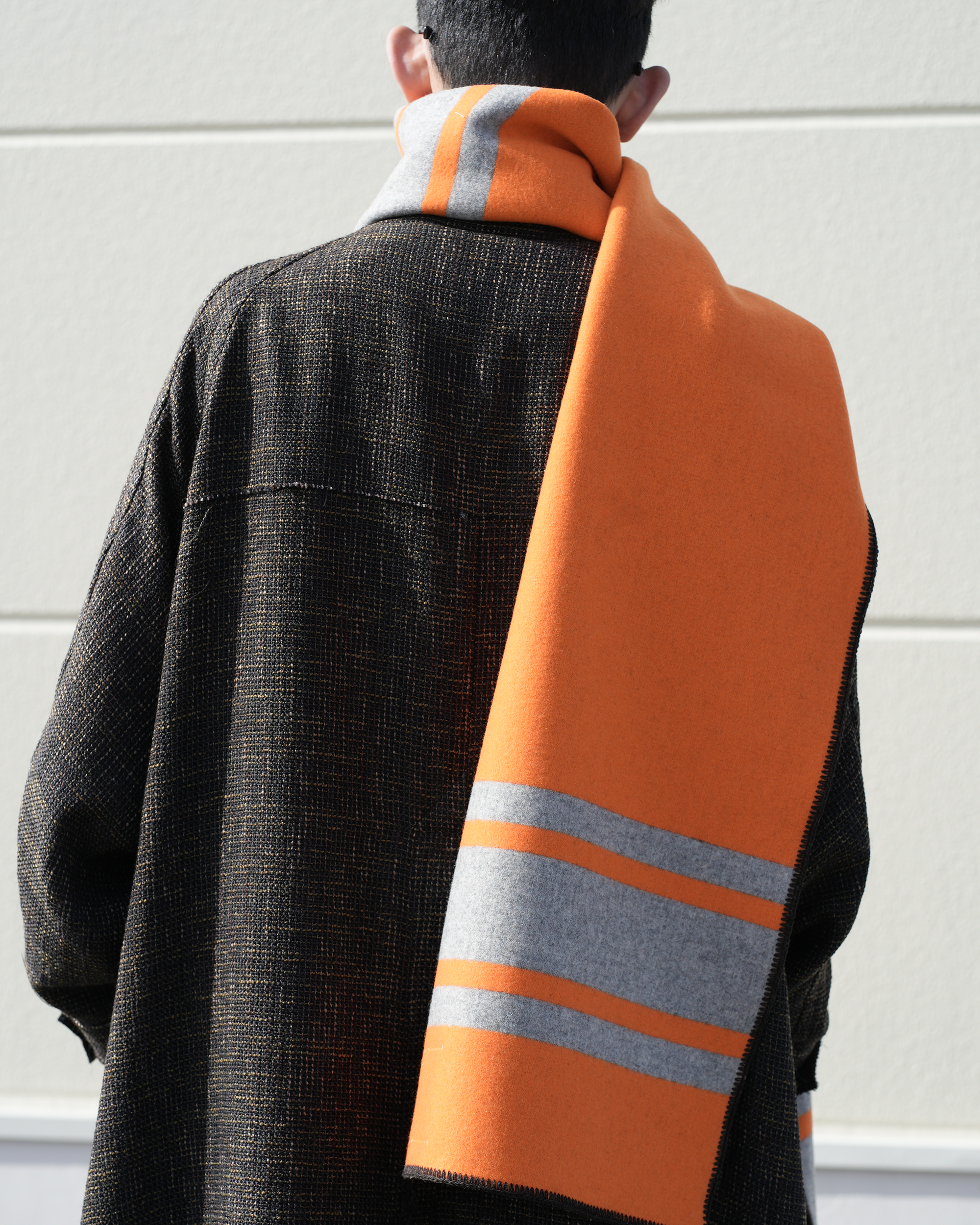 【ANCELLM/exclusive】WOOL BLANKET SCARF EX