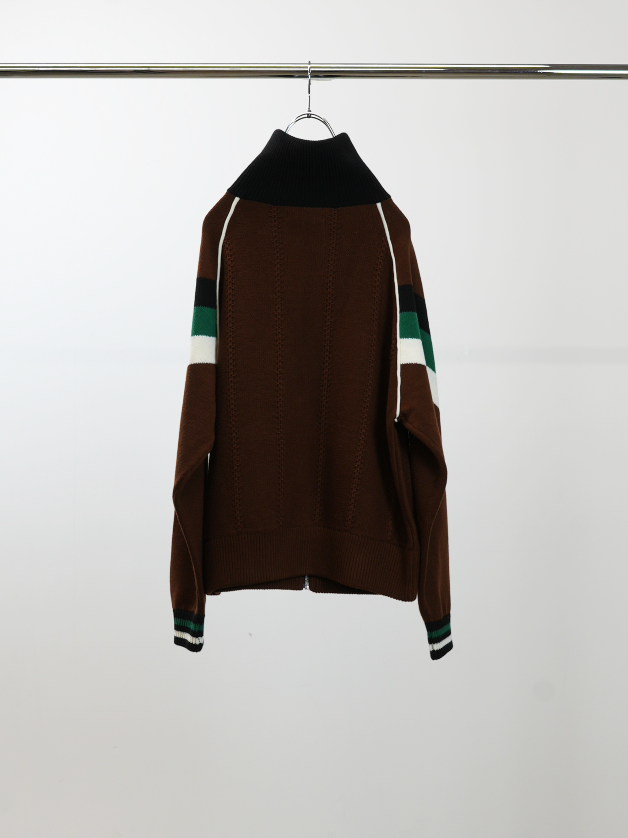 KNITTED TRACK JACKET