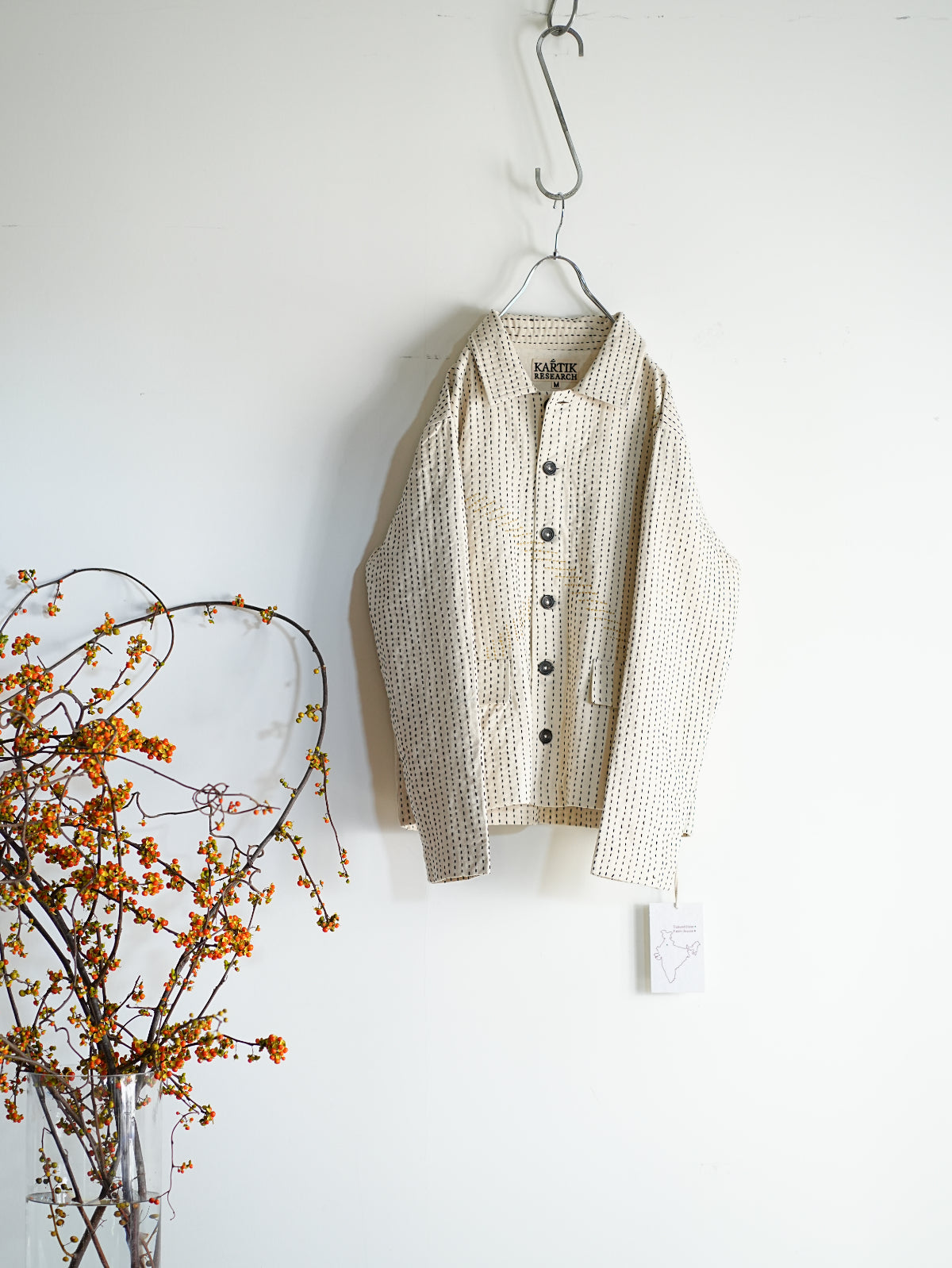 Kantha Cropped Jacket