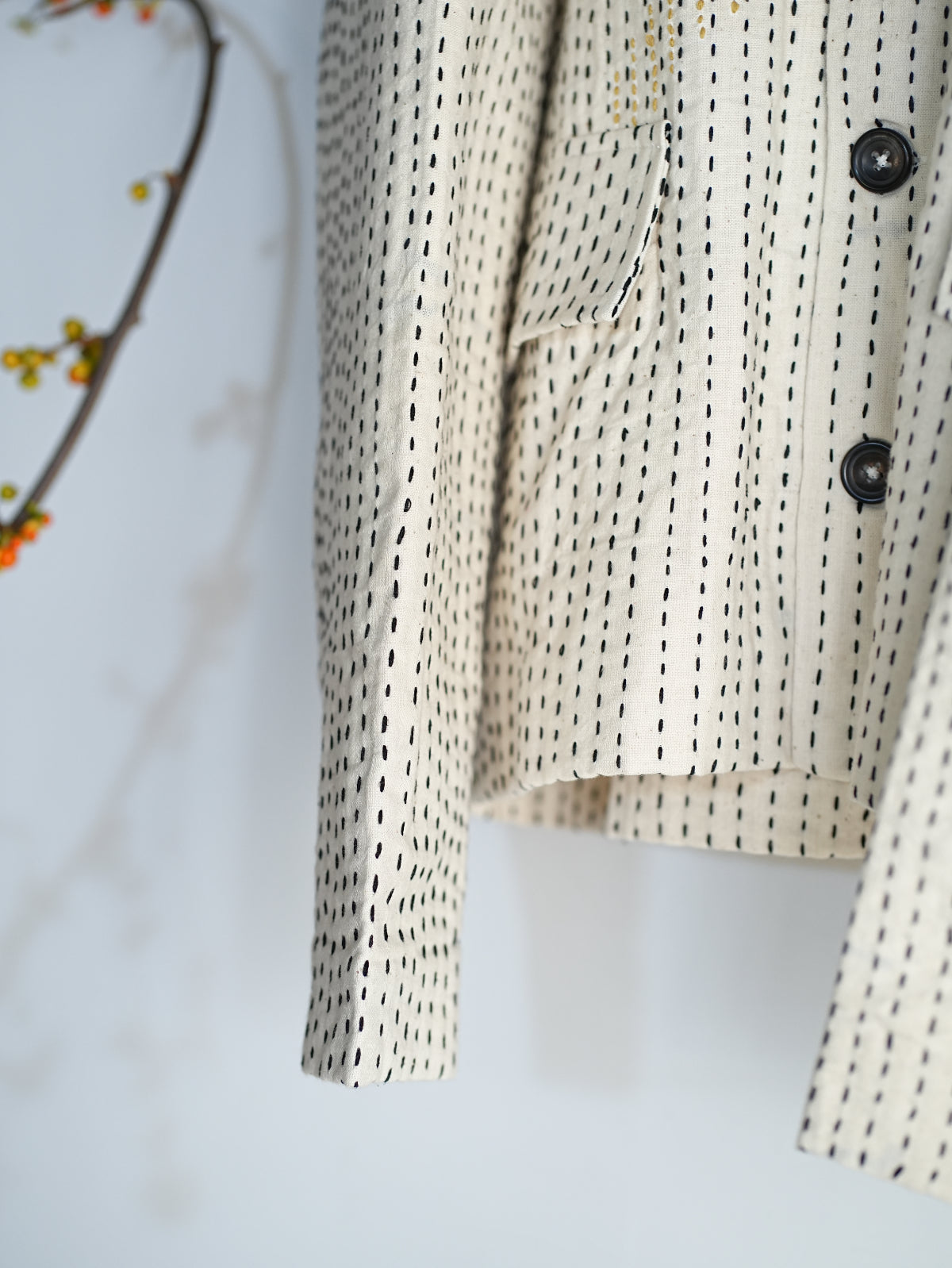 Kantha Cropped Jacket