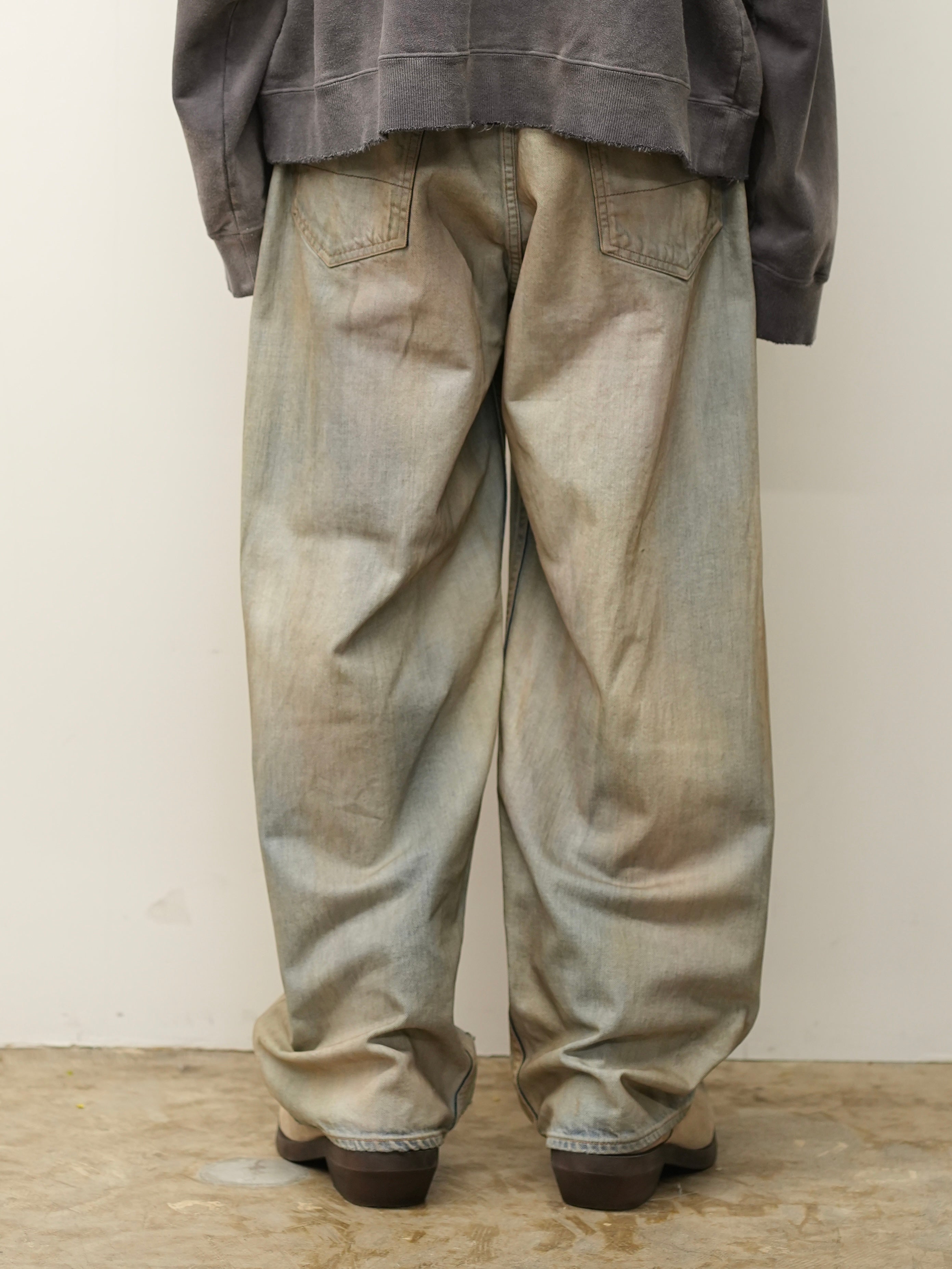 パンツ ANCELLM #03 AGING01 INDIGO 03 AGING01(INDIGO)