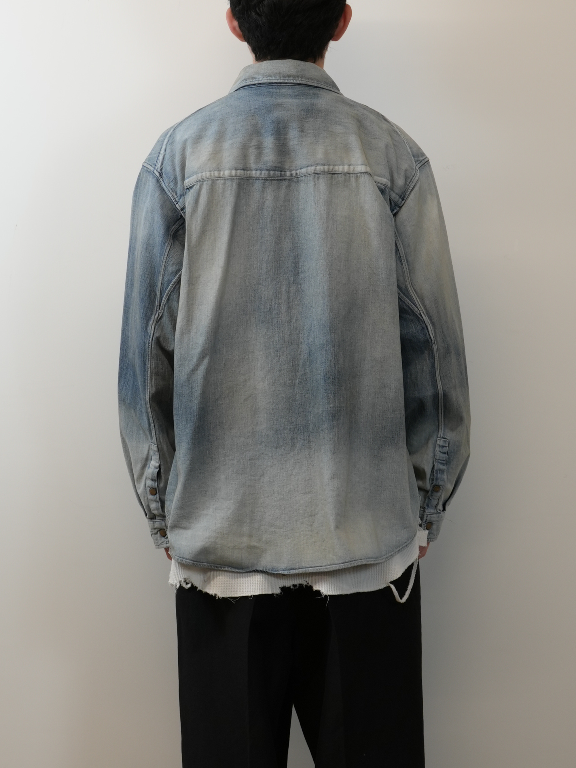 DENIM WESTERN SHIRT(INDIGO)