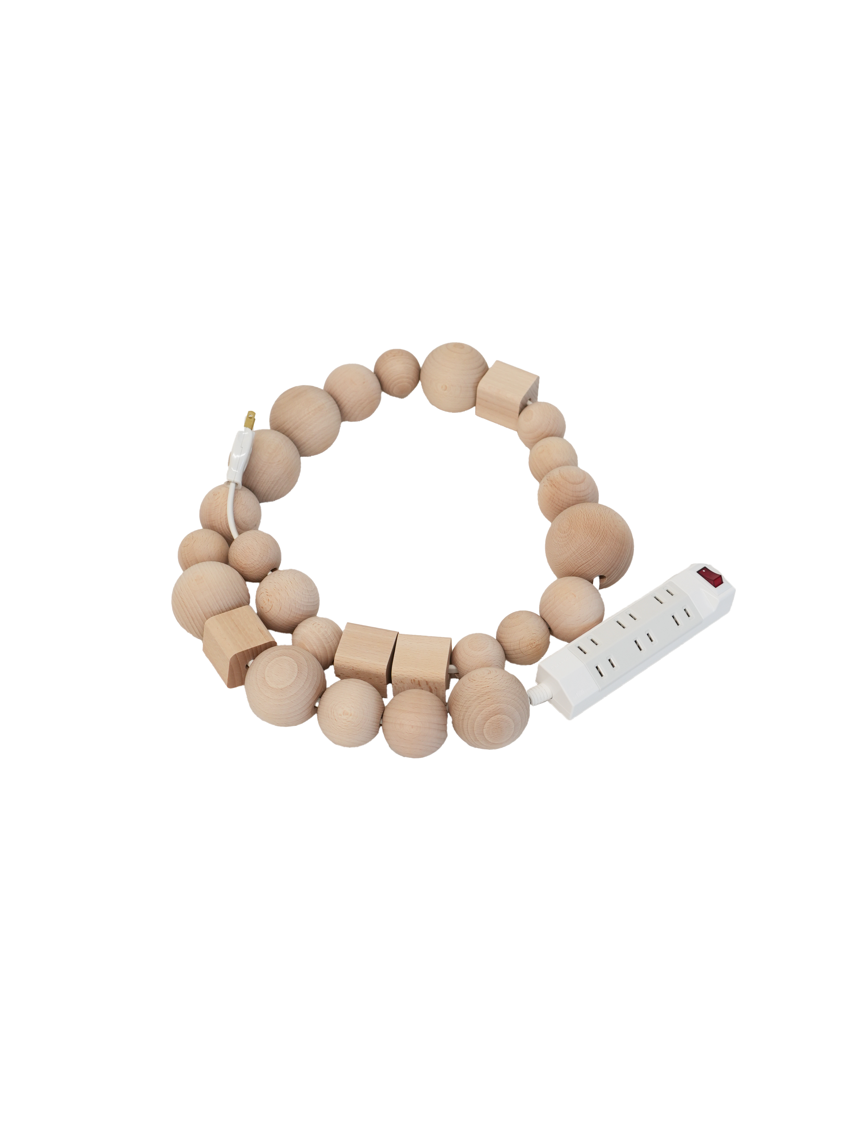 Cable Jewelry Multiplug 1.4m(White×Natural)