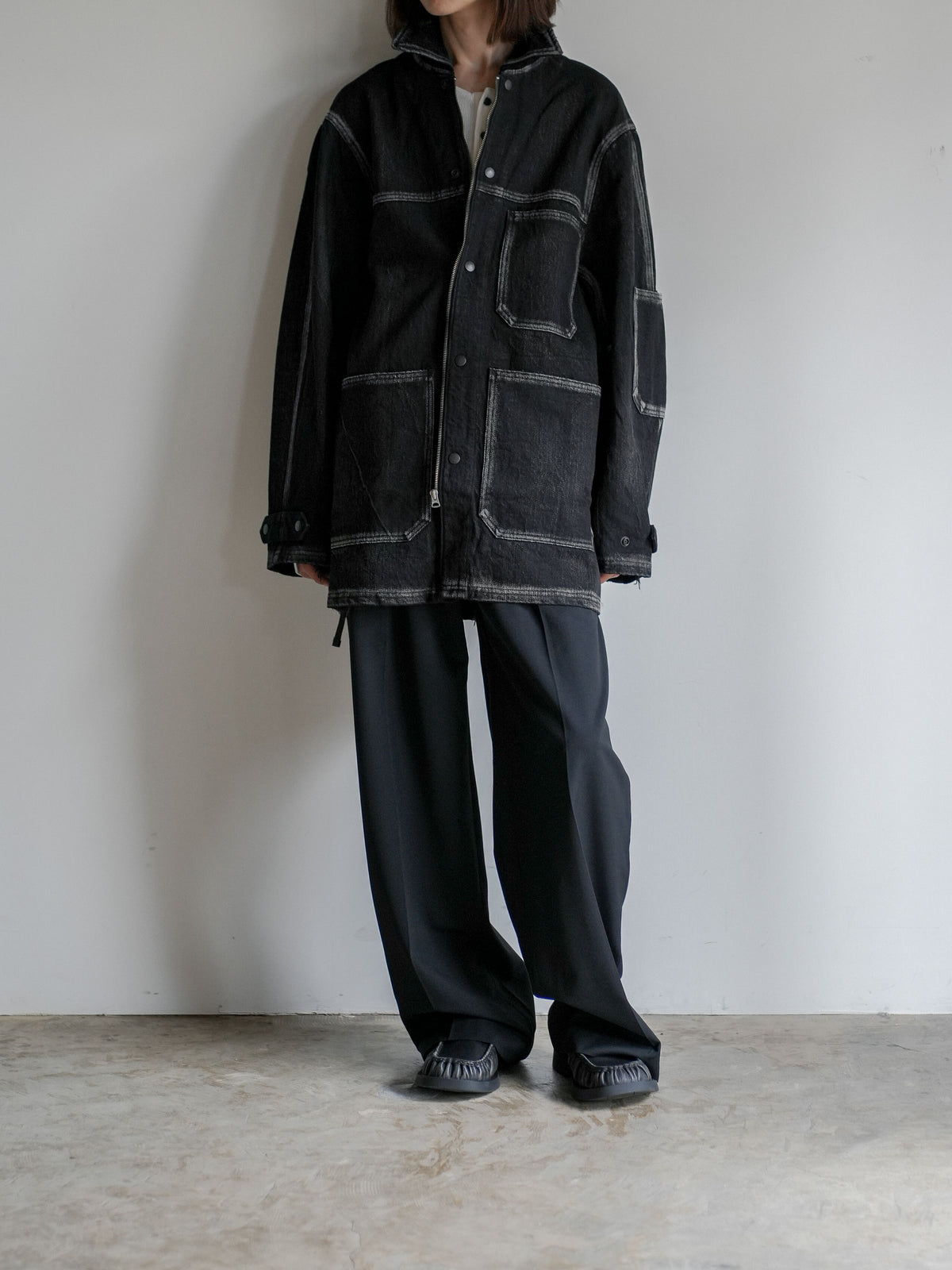 denim coverall - ag